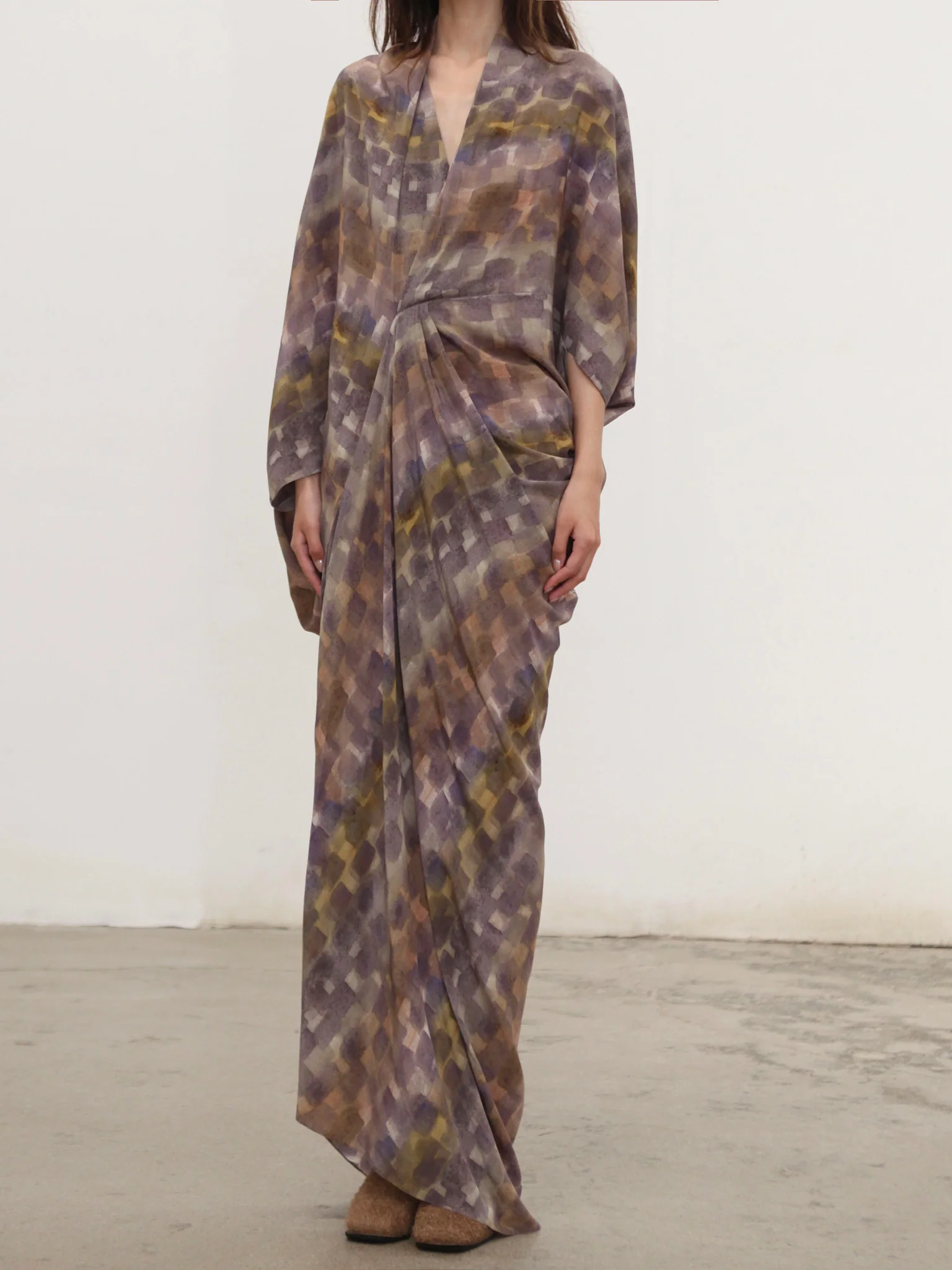Cortana 25 Early Autumn MAYU Dress Spain CTN-PF25-A3595-CHECKS PRINT - Image 4