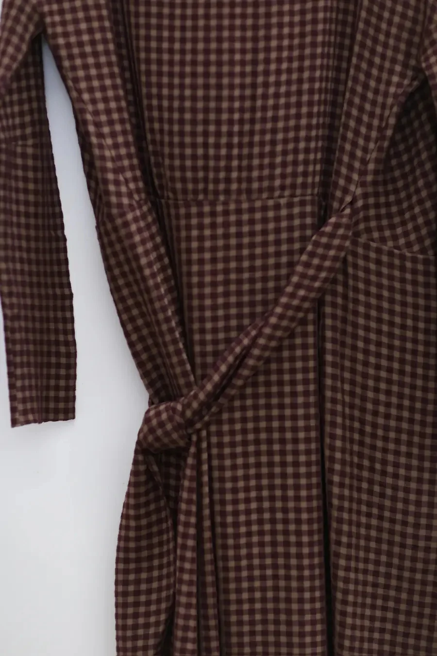 cortana dress A-3701 burgundy plaid - Image 7