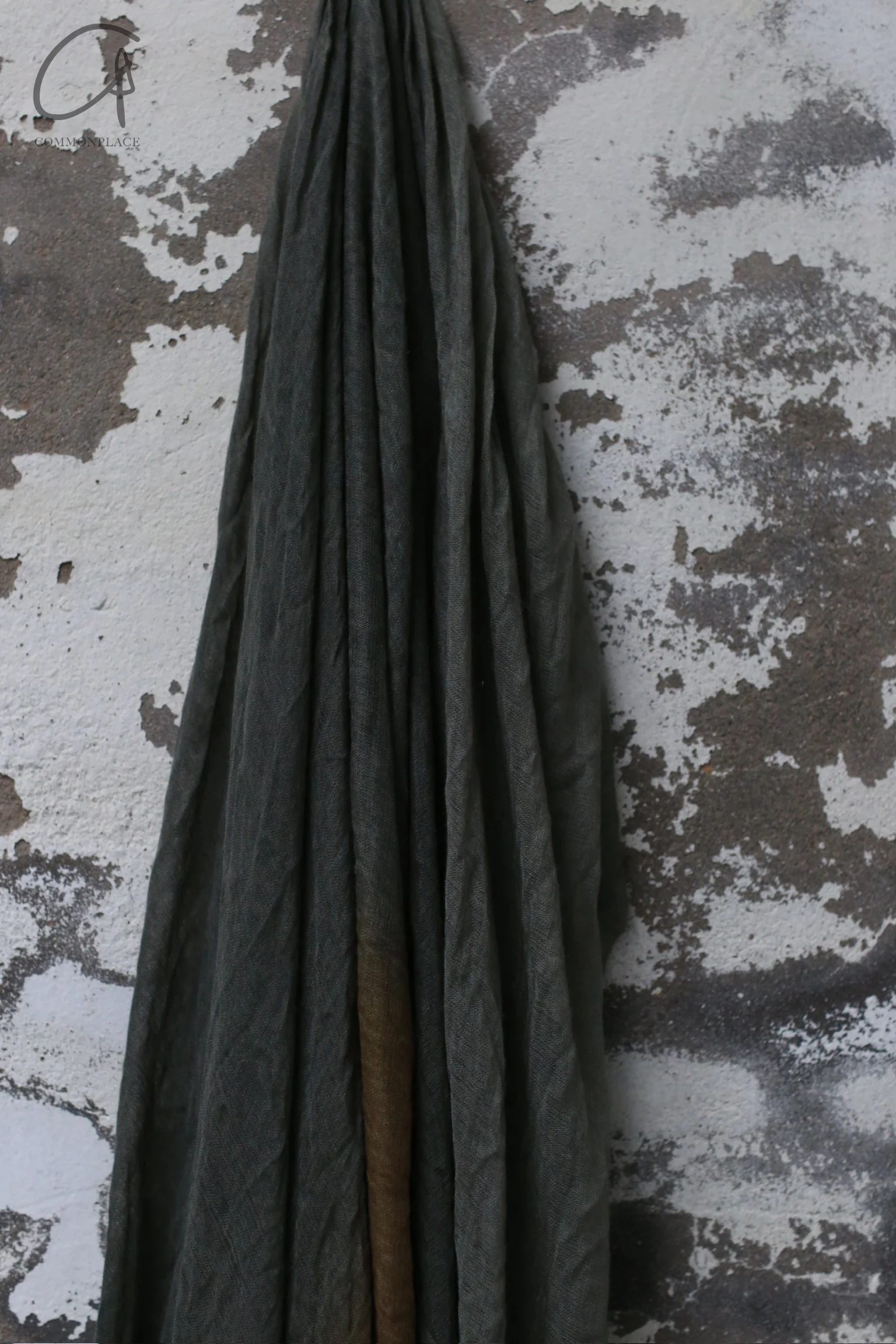 Cortana tricolor shawl/scarf CTN-APF24JULES-FCLS-F Emerald/Green/Persimmon - Image 3