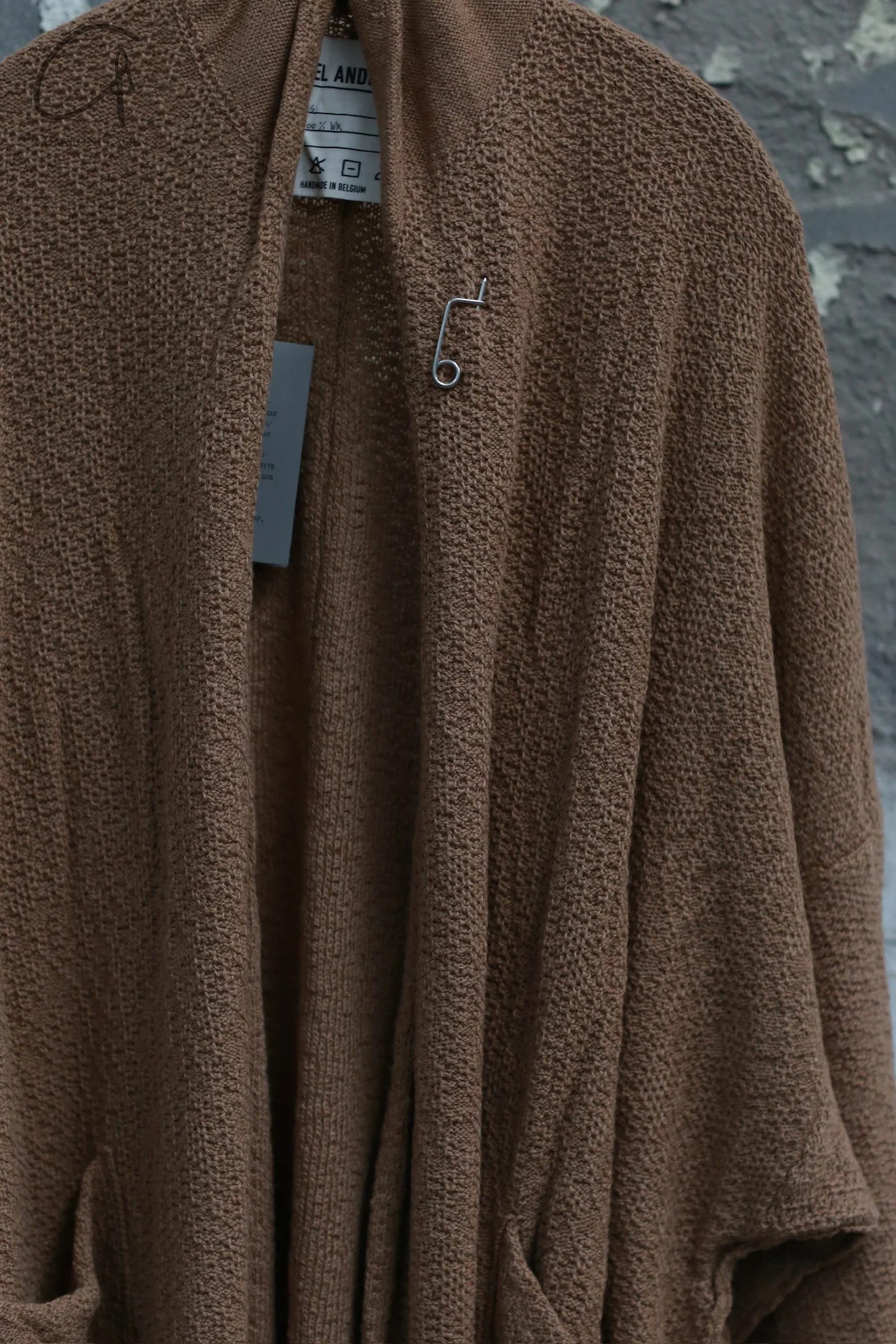 Daniel Andresen 24 autumn and winter camel hair long belt kimono cardigan Belgium DA-ENELDO-CAMEL ENELDO - Image 2