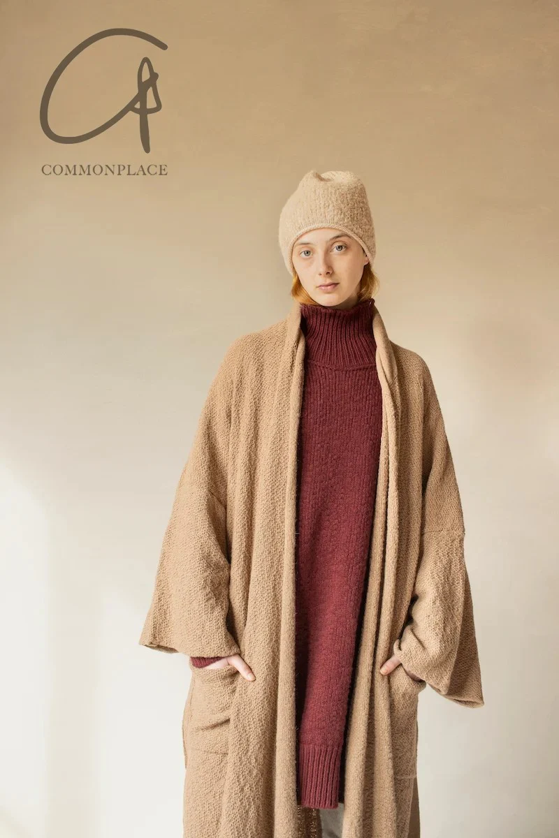 Daniel Andresen 24 autumn and winter camel hair long belt kimono cardigan Belgium DA-ENELDO-CAMEL ENELDO - Image 5