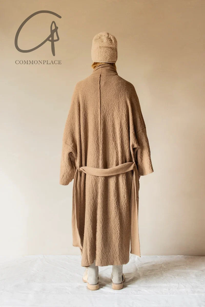 Daniel Andresen 24 autumn and winter camel hair long belt kimono cardigan Belgium DA-ENELDO-CAMEL ENELDO - Image 8