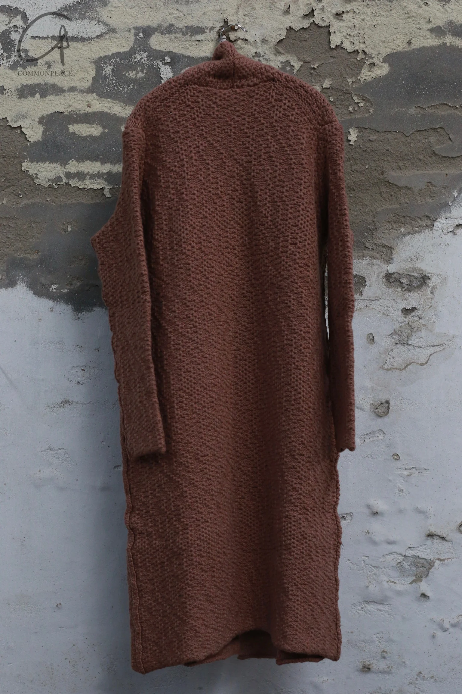 Daniel Andresen 24 autumn and winter pure cashmere long kimono cardigan/jacket Belgium DA-GIROFLE-OLD ROSE GIROFLE - Image 4