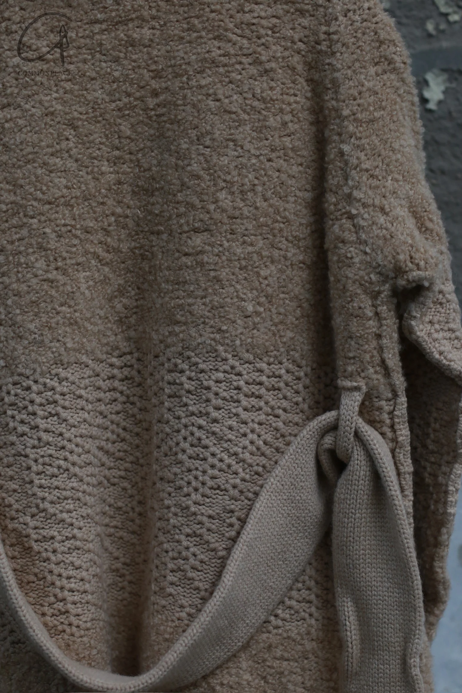 Daniel Andresen 24 Autumn/Winter Camel Cashmere Silk Scarf Long Cardigan/Coat DA-ANNATTO-ALBINO ANNATTO - Image 3