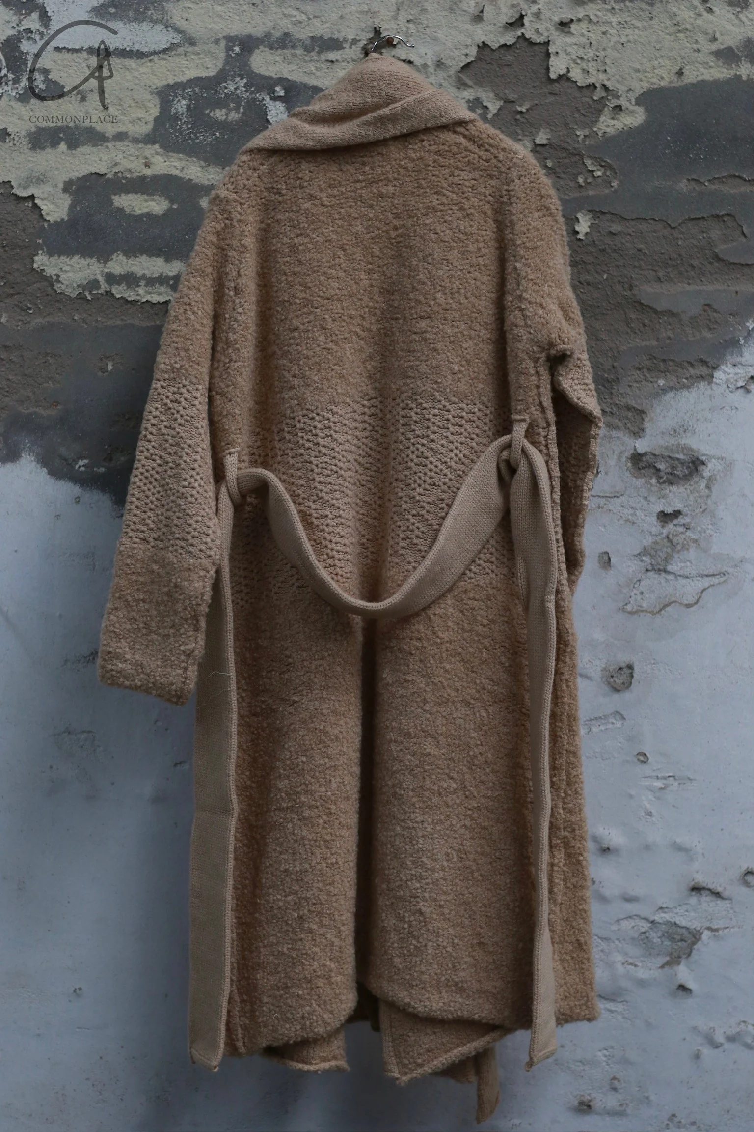 Daniel Andresen 24 Autumn/Winter Camel Cashmere Silk Scarf Long Cardigan/Coat DA-ANNATTO-ALBINO ANNATTO - Image 4