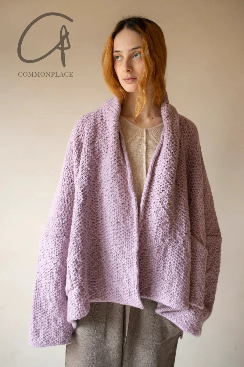 Daniel Andresen 24 Autumn/Winter Pure Cashmere Short Kimono Cardigan/Jacket Belgium DA-GOLPAR-LILAC GOLPAR - Image 5