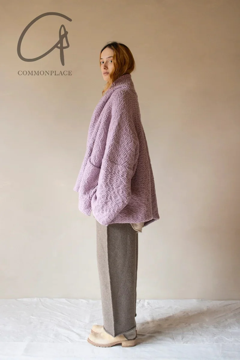Daniel Andresen 24 Autumn/Winter Pure Cashmere Short Kimono Cardigan/Jacket Belgium DA-GOLPAR-LILAC GOLPAR - Image 7