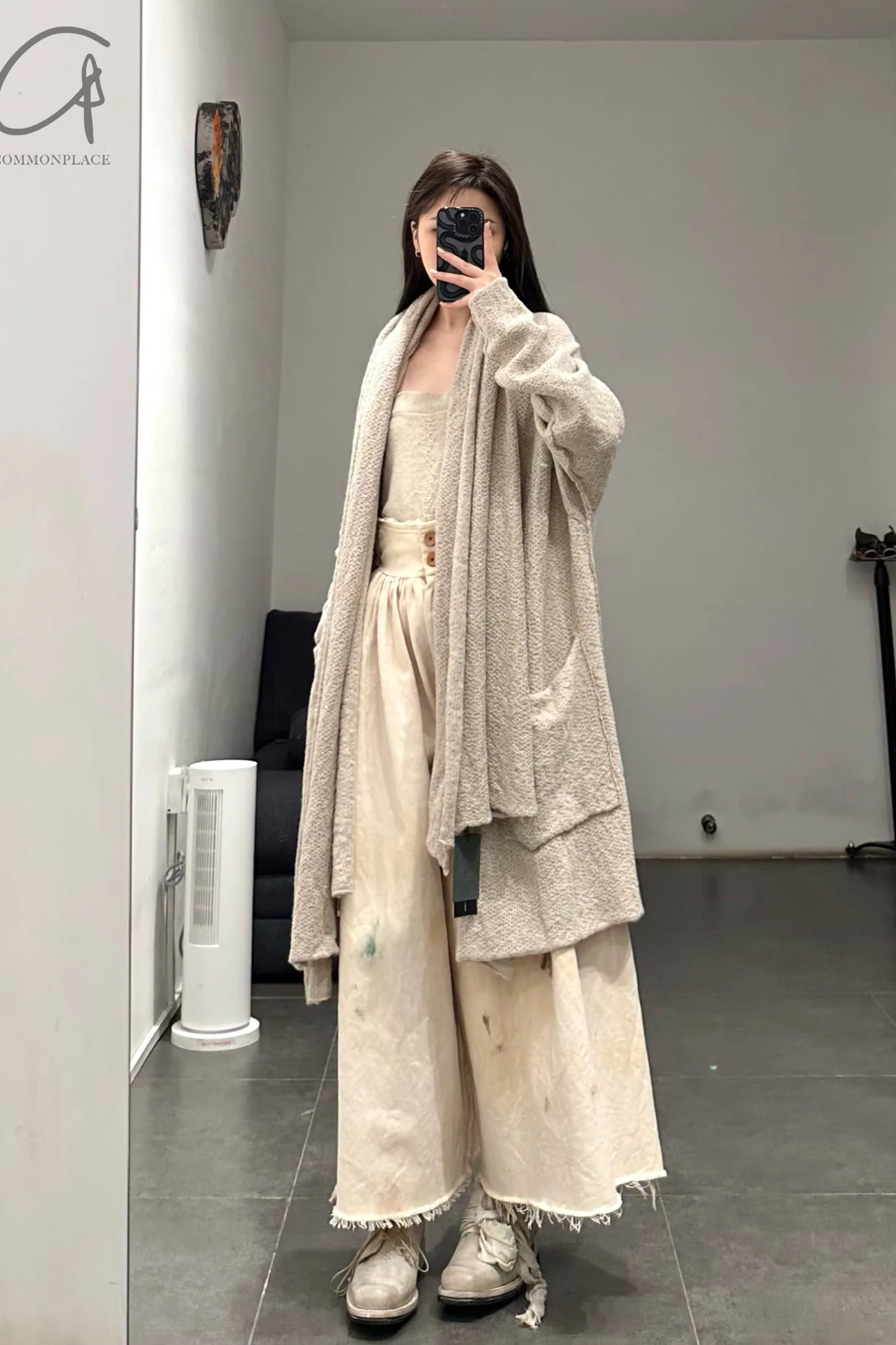 Daniel Andresen cardigan cashmere sweater 23SS Pawpaw (PDA6) 2 pure cashmere beige - Image 11