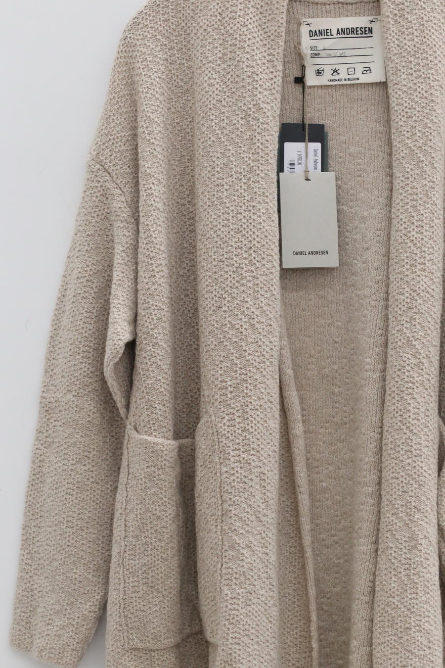 Daniel Andresen cardigan cashmere sweater 23SS Pawpaw (PDA6) 2 pure cashmere beige - Image 2