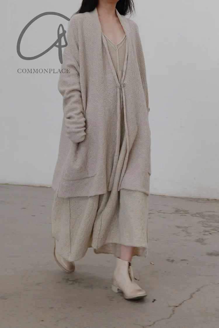 Daniel Andresen cardigan cashmere sweater 23SS Pawpaw (PDA6) 2 pure cashmere beige - Image 7