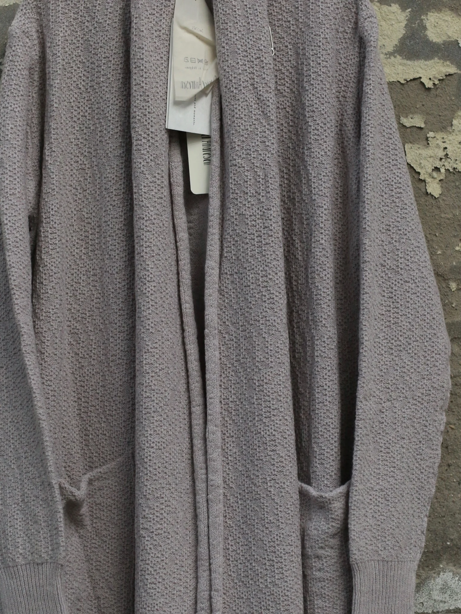 Daniel Andresen Fall/Winter 2025 Pure Cashmere Long Cardigan Knitwear, Belgium, DA-vitex-pearl rose - Image 7