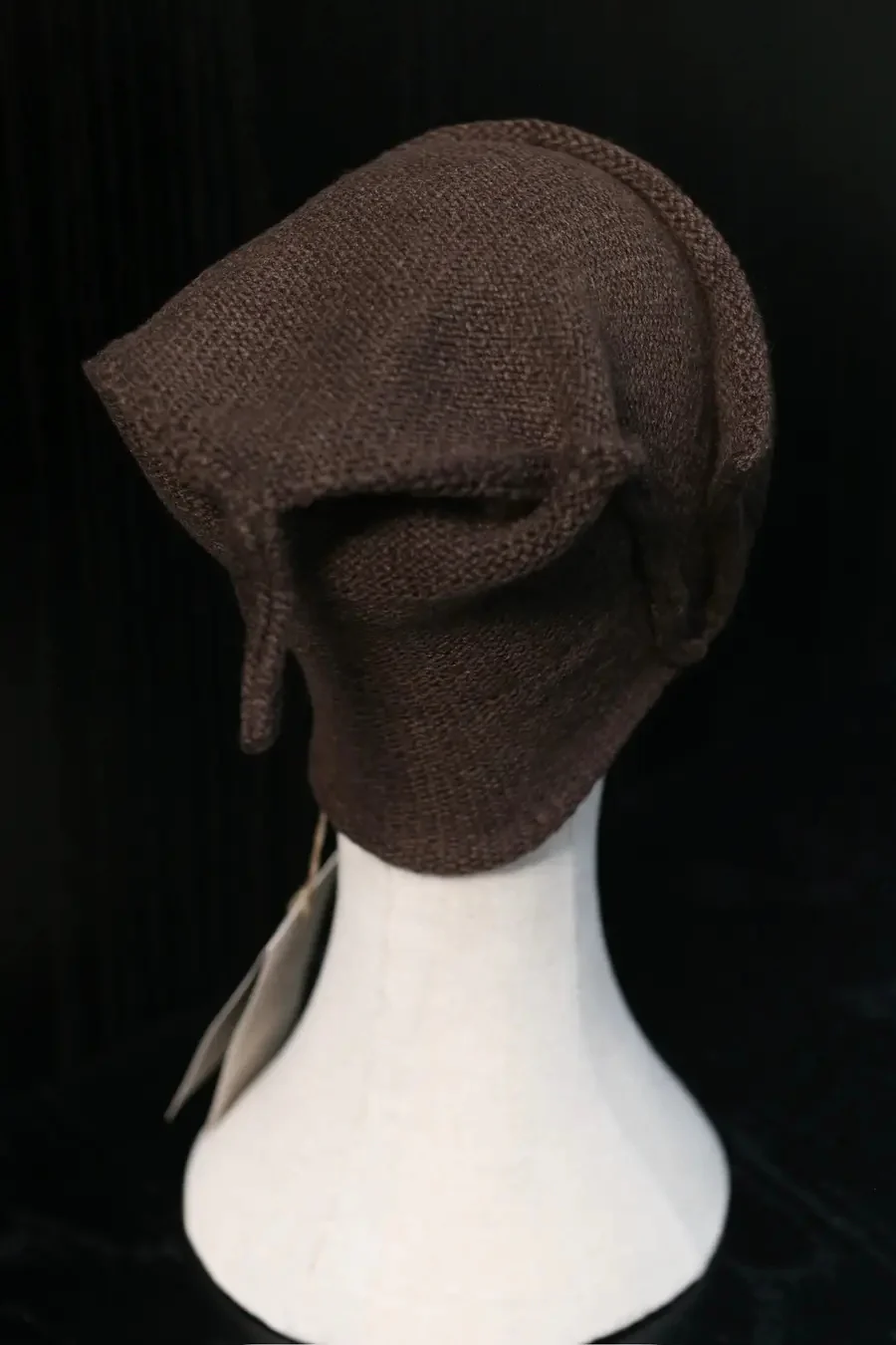 Daniel Andresen Helmet Shape Beanie #32 (10 Pure Cashmere Brown) (PDA100) - Image 3