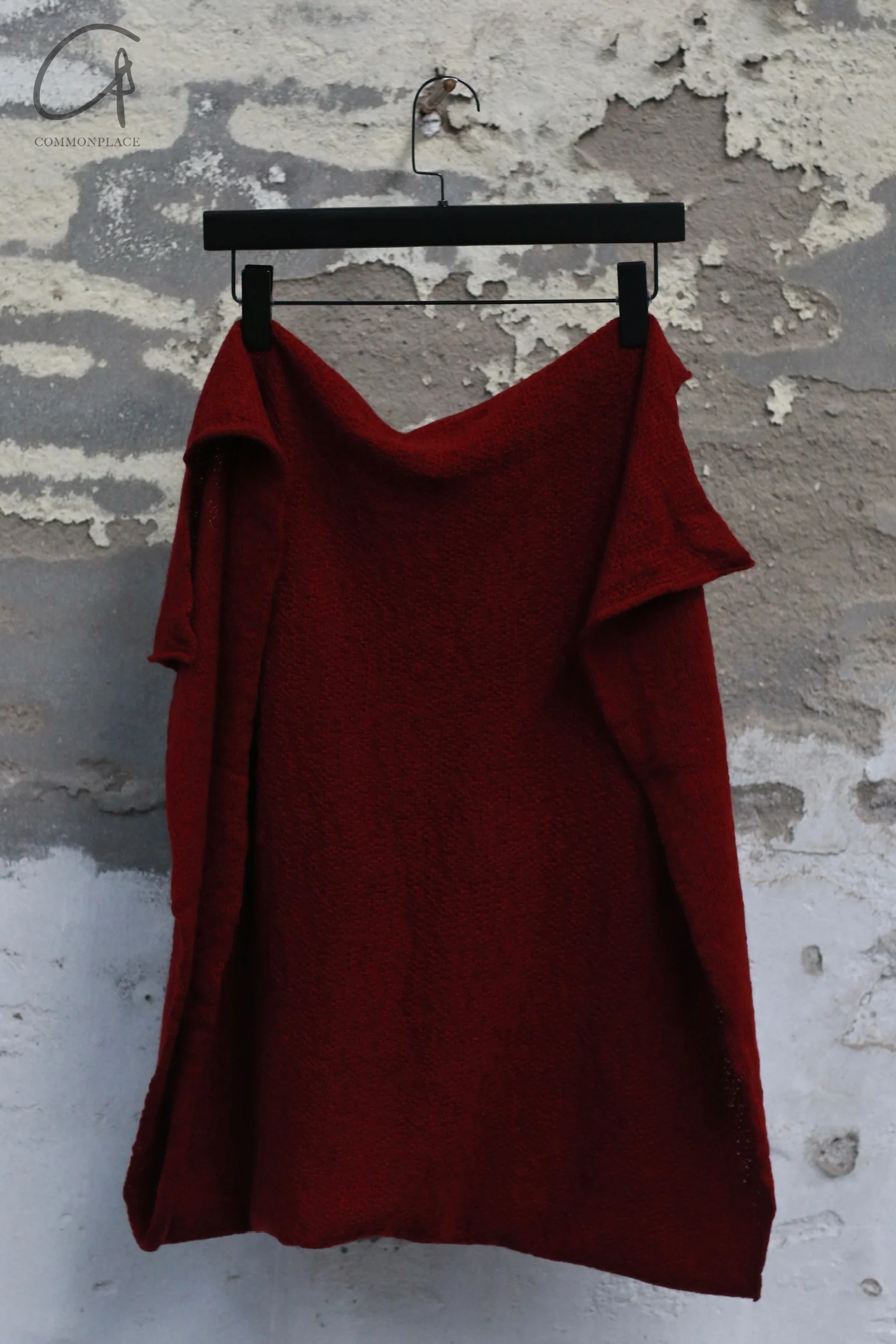 Daniel Andresen Scarf Collection Belgian Knit Cashmere Yak DA-APPLE-HONG-F Yak APPLE Red PDA15 - Image 4