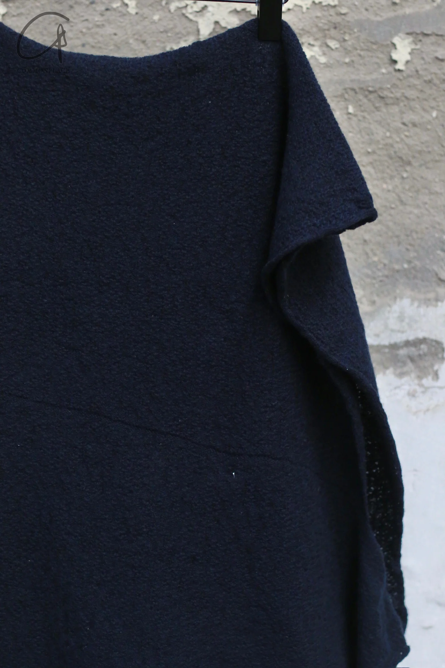 Daniel Andresen Scarf Collection Belgian Knit Cashmere Yak DA-APPLE-MARINE-F Yak APPLE MARINE PDA15 - Image 2