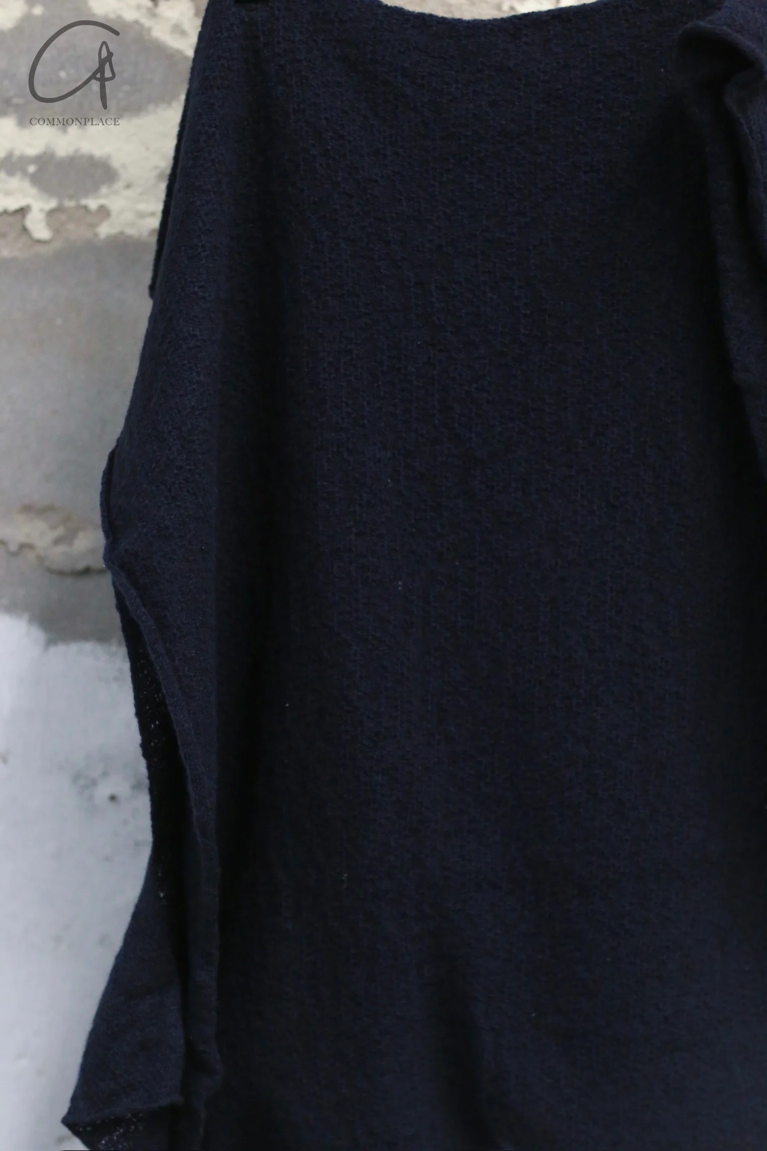 Daniel Andresen Scarf Collection Belgian Knit Cashmere Yak DA-APPLE-MARINE-F Yak APPLE MARINE PDA15 - Image 3