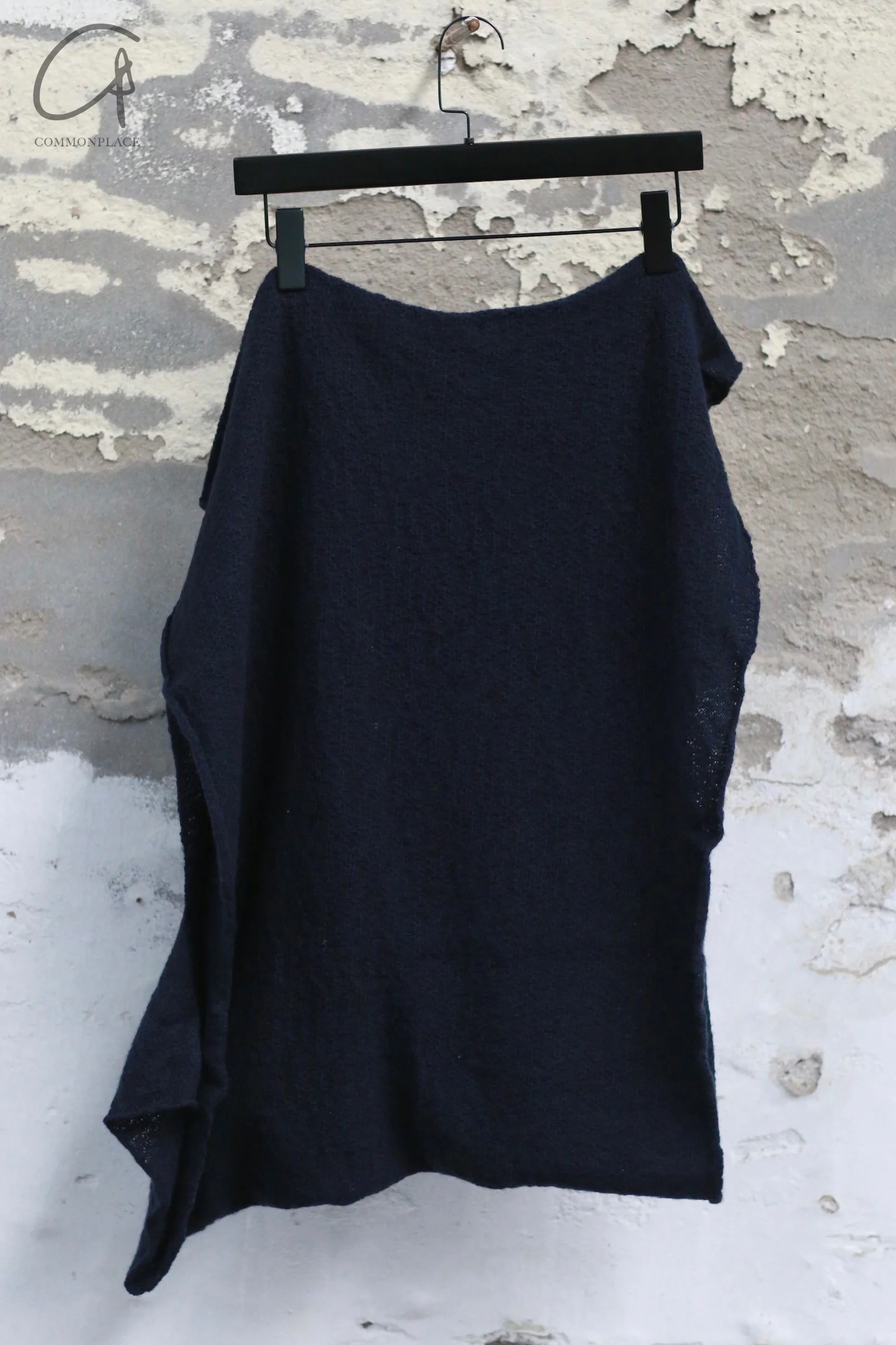 Daniel Andresen Scarf Collection Belgian Knit Cashmere Yak DA-APPLE-MARINE-F Yak APPLE MARINE PDA15 - Image 4