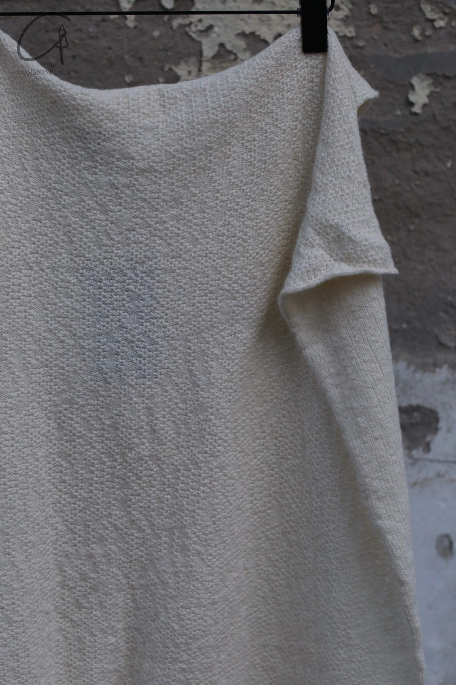 Daniel Andresen Scarf Collection Belgian Knit Cashmere Yak DA-LUFFA-BAI-F Cashmere LUFFA White PDA15 - Image 2