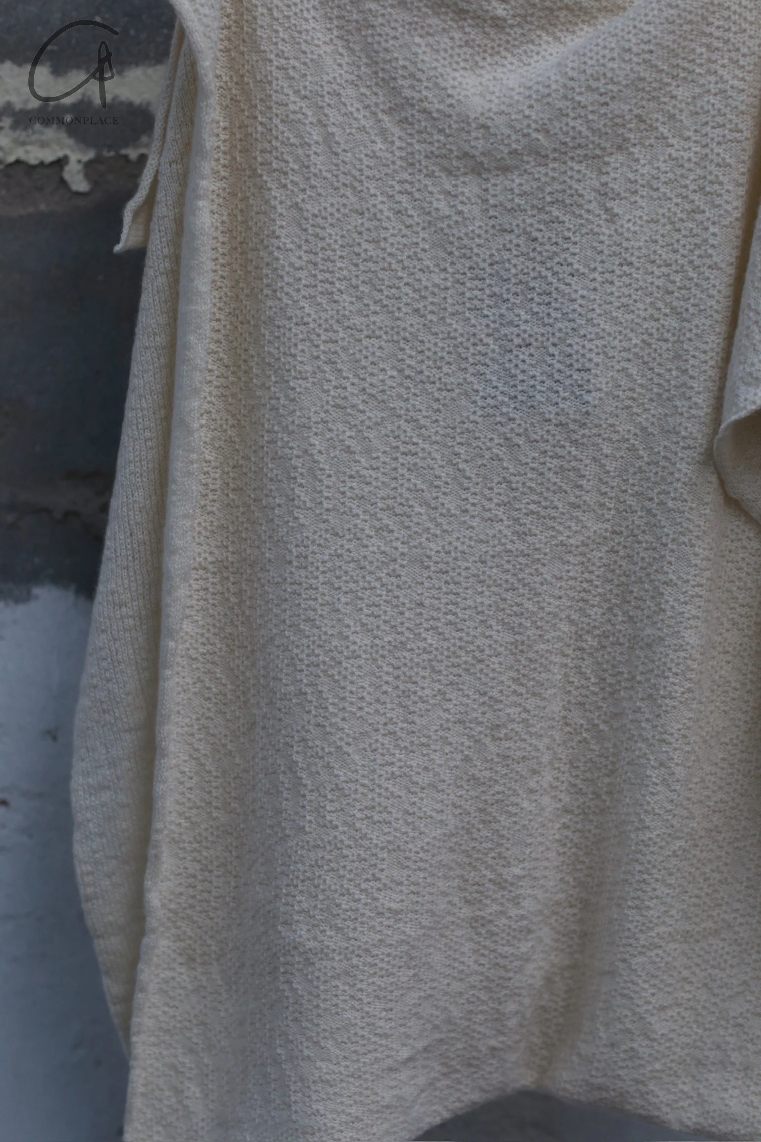 Daniel Andresen Scarf Collection Belgian Knit Cashmere Yak DA-LUFFA-BAI-F Cashmere LUFFA White PDA15 - Image 3