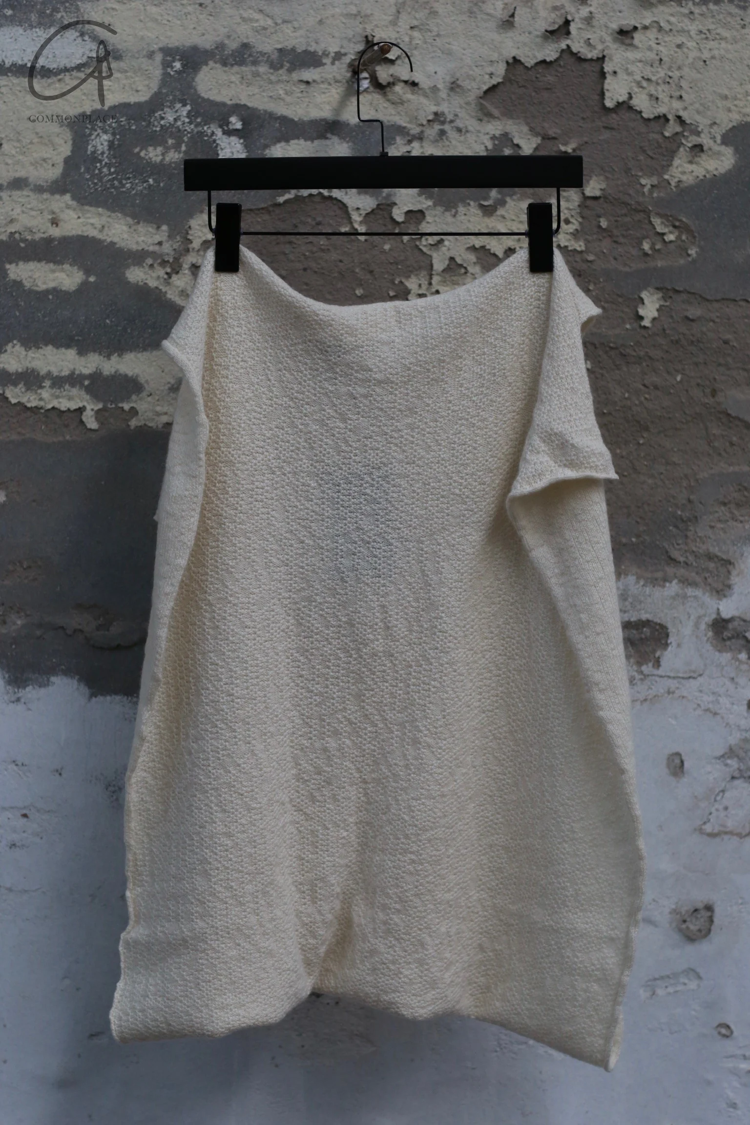 Daniel Andresen Scarf Collection Belgian Knit Cashmere Yak DA-LUFFA-BAI-F Cashmere LUFFA White PDA15 - Image 4