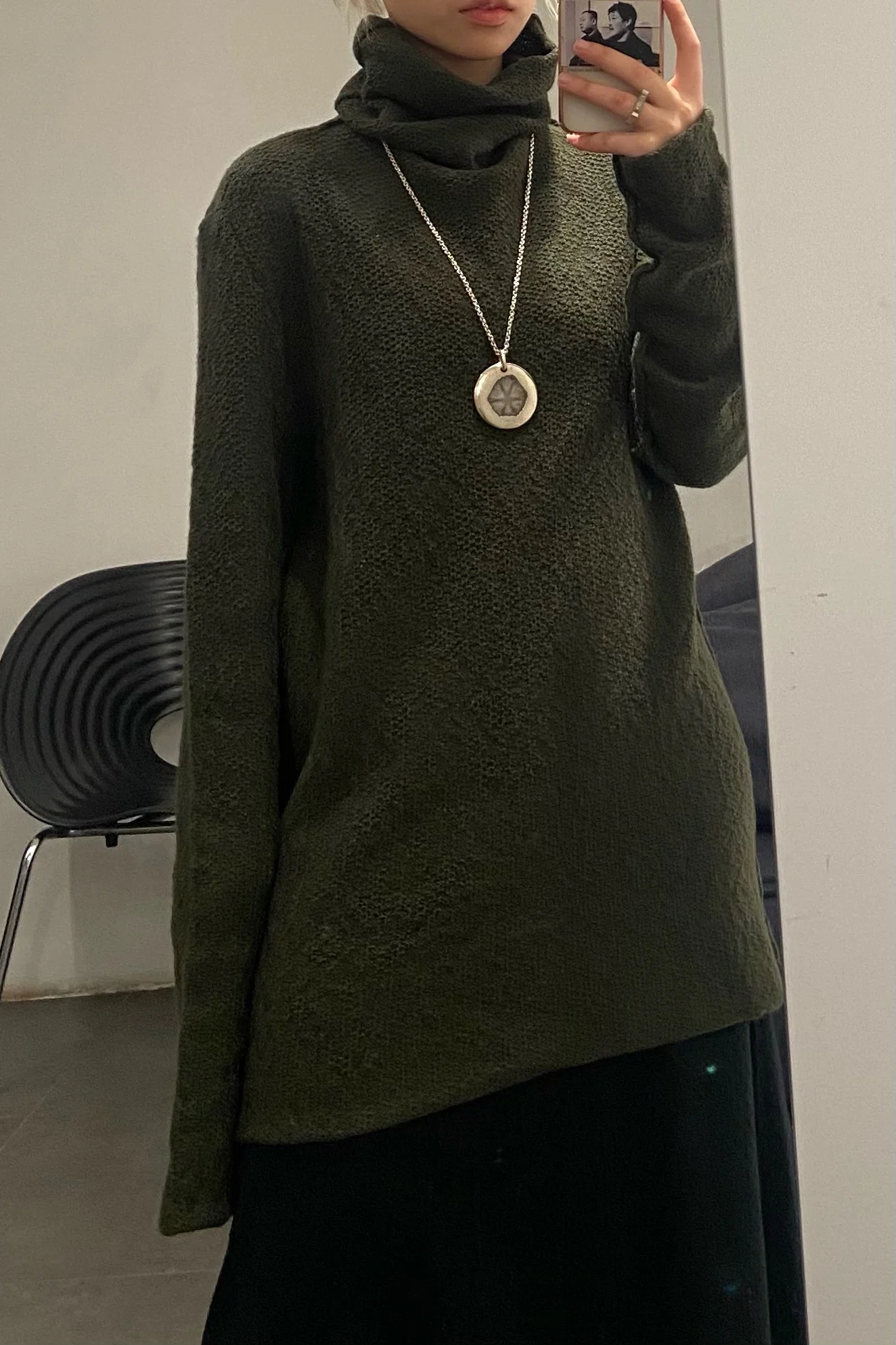 Daniel Andresen turtleneck pullover @53 dark green PDA5 (6) - Image 11