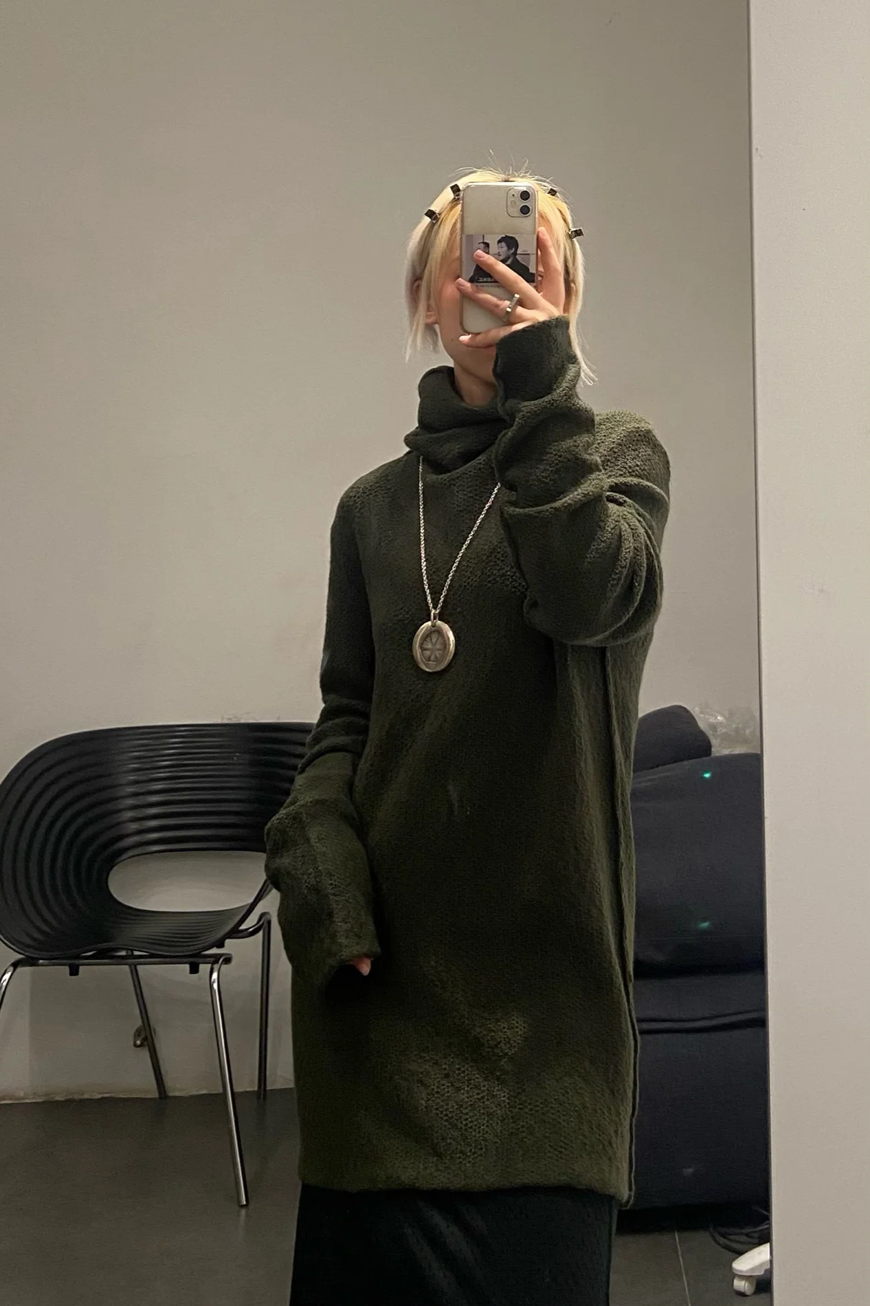 Daniel Andresen turtleneck pullover @53 dark green PDA5 (6) - Image 13