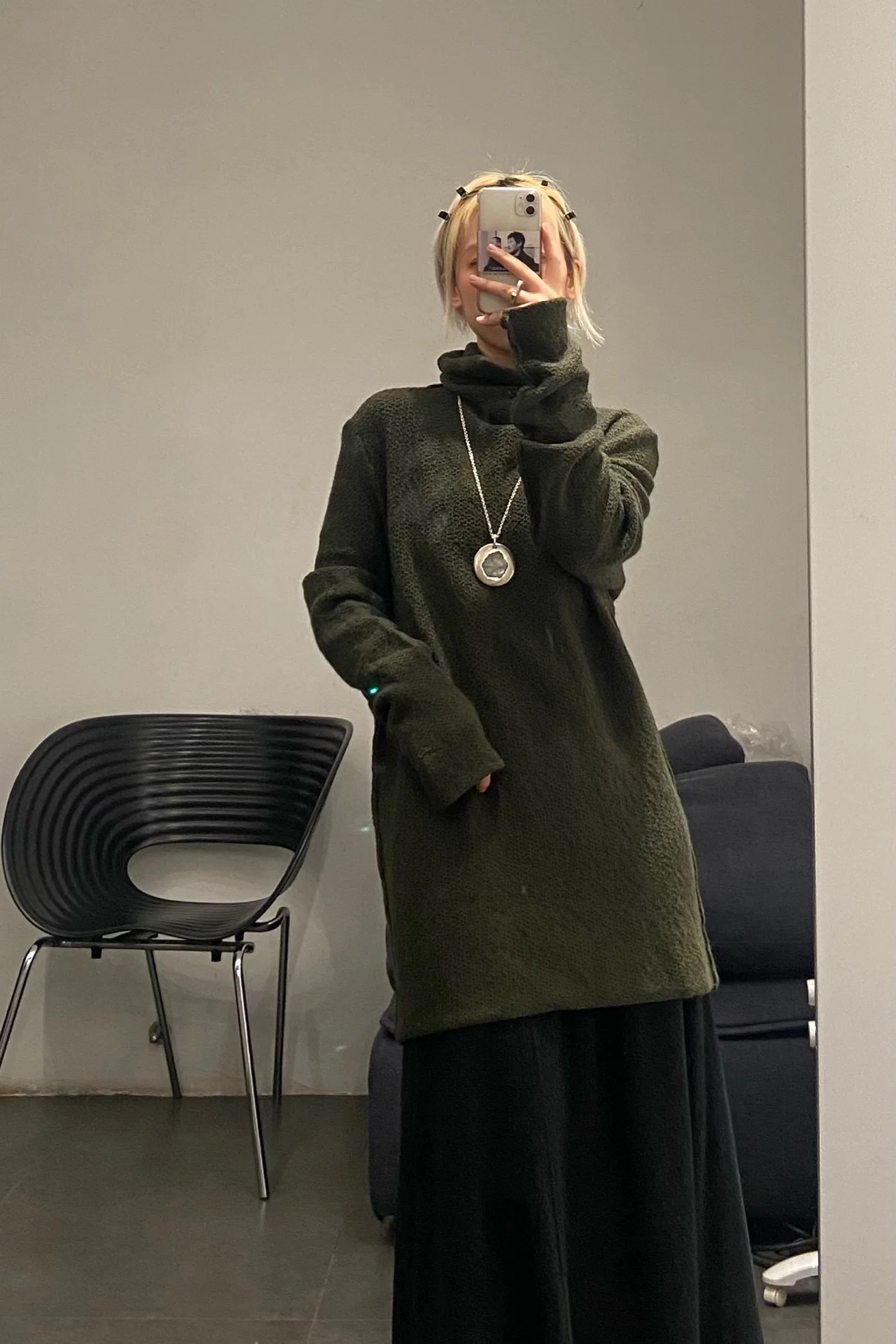 Daniel Andresen turtleneck pullover @53 dark green PDA5 (6) - Image 14