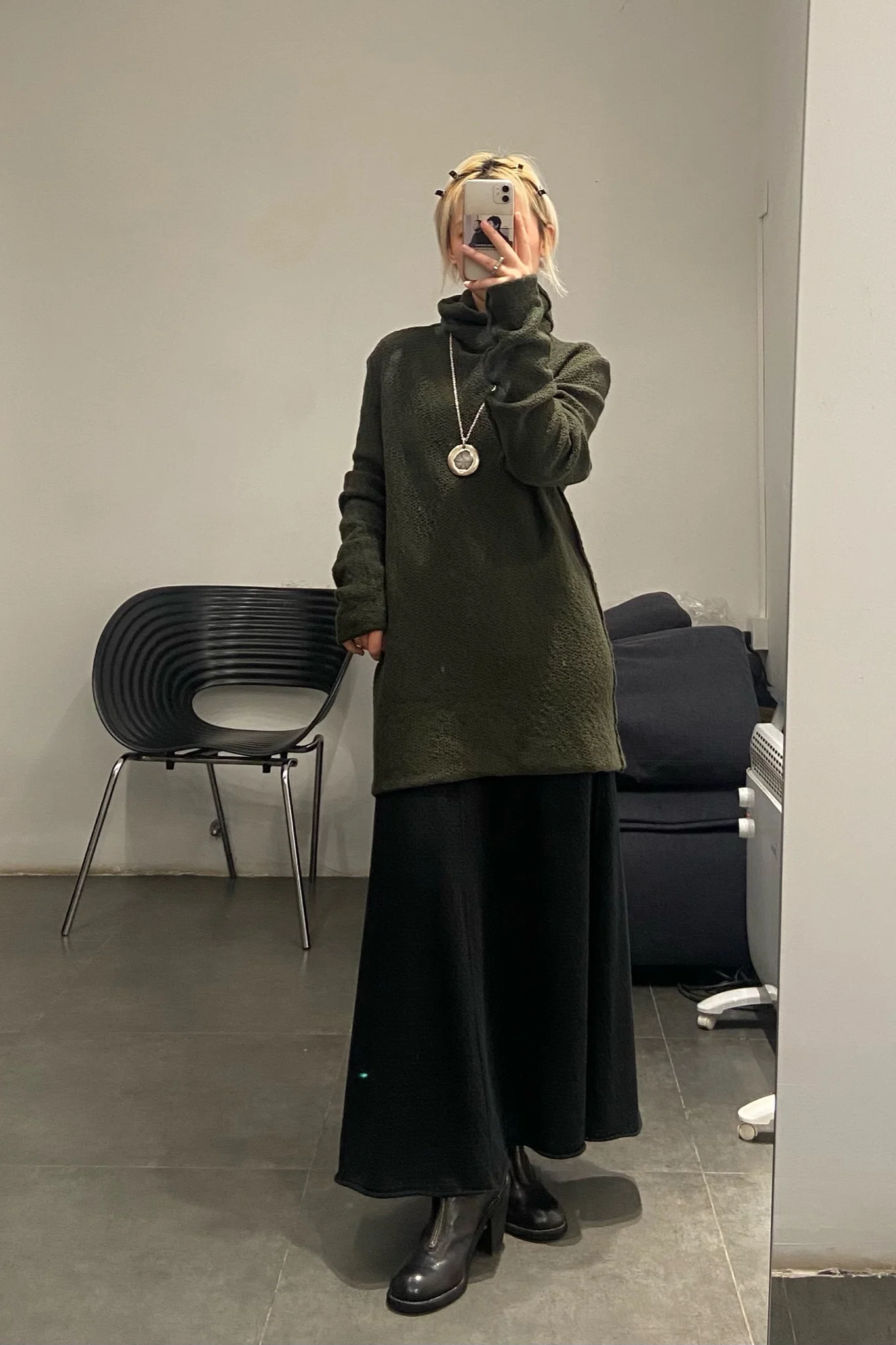 Daniel Andresen turtleneck pullover @53 dark green PDA5 (6) - Image 15