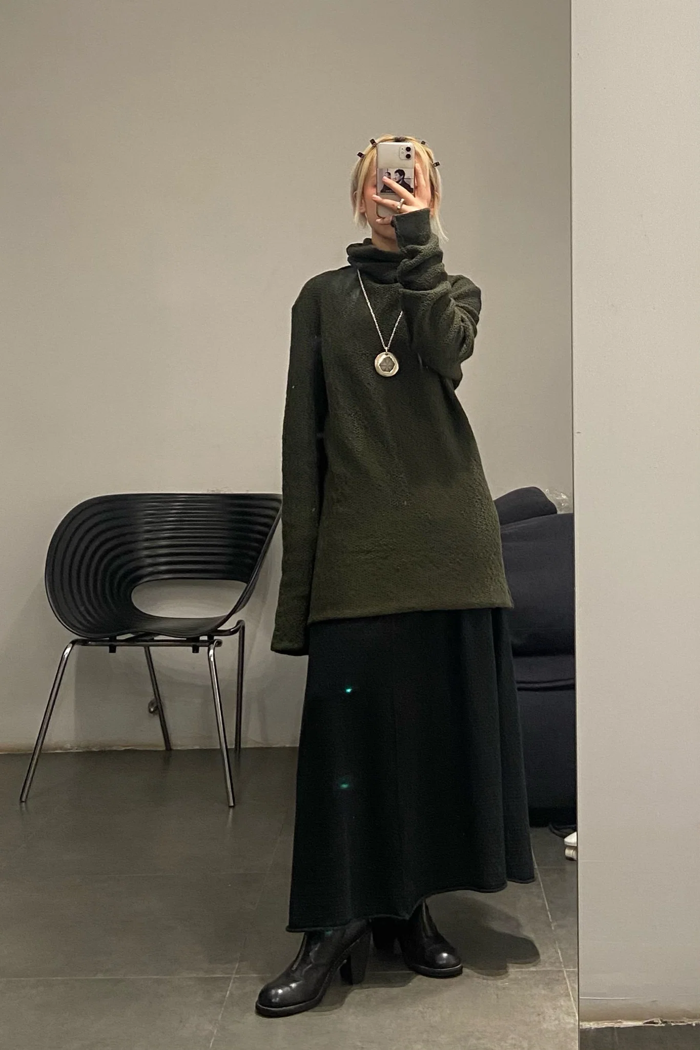 Daniel Andresen turtleneck pullover @53 dark green PDA5 (6) - Image 16