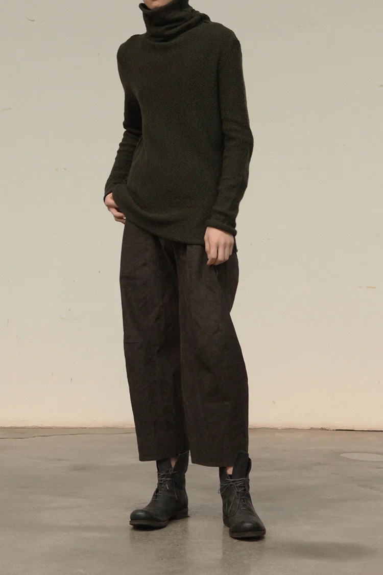 Daniel Andresen turtleneck pullover @53 dark green PDA5 (6) - Image 3
