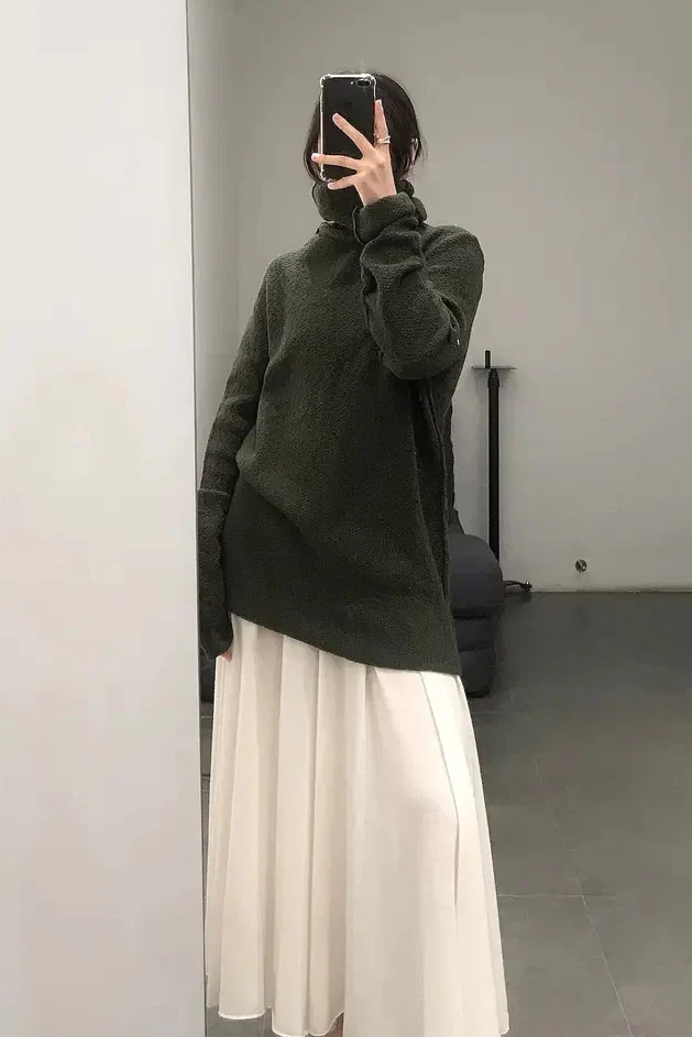 Daniel Andresen turtleneck pullover @53 dark green PDA5 (6) - Image 9