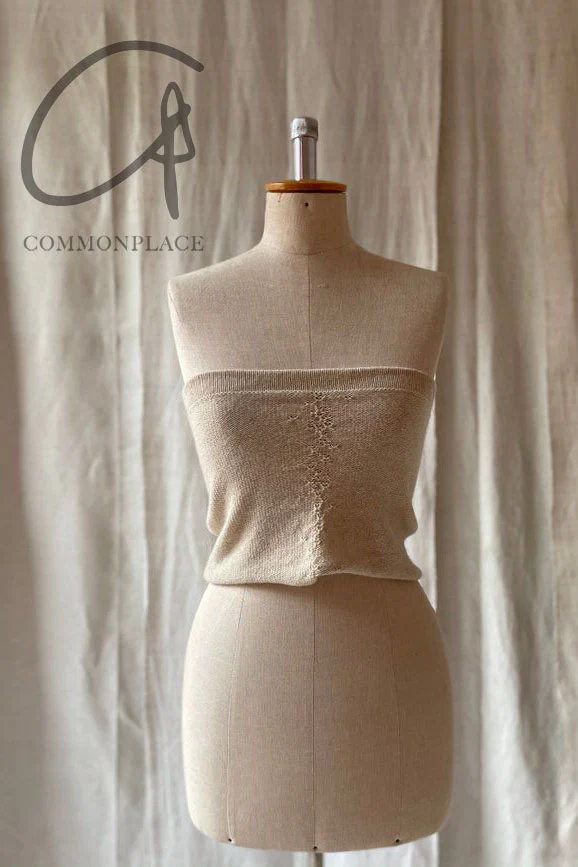 Daniel Andresen short tube top COSMOS ECRU PDA3 - Image 11