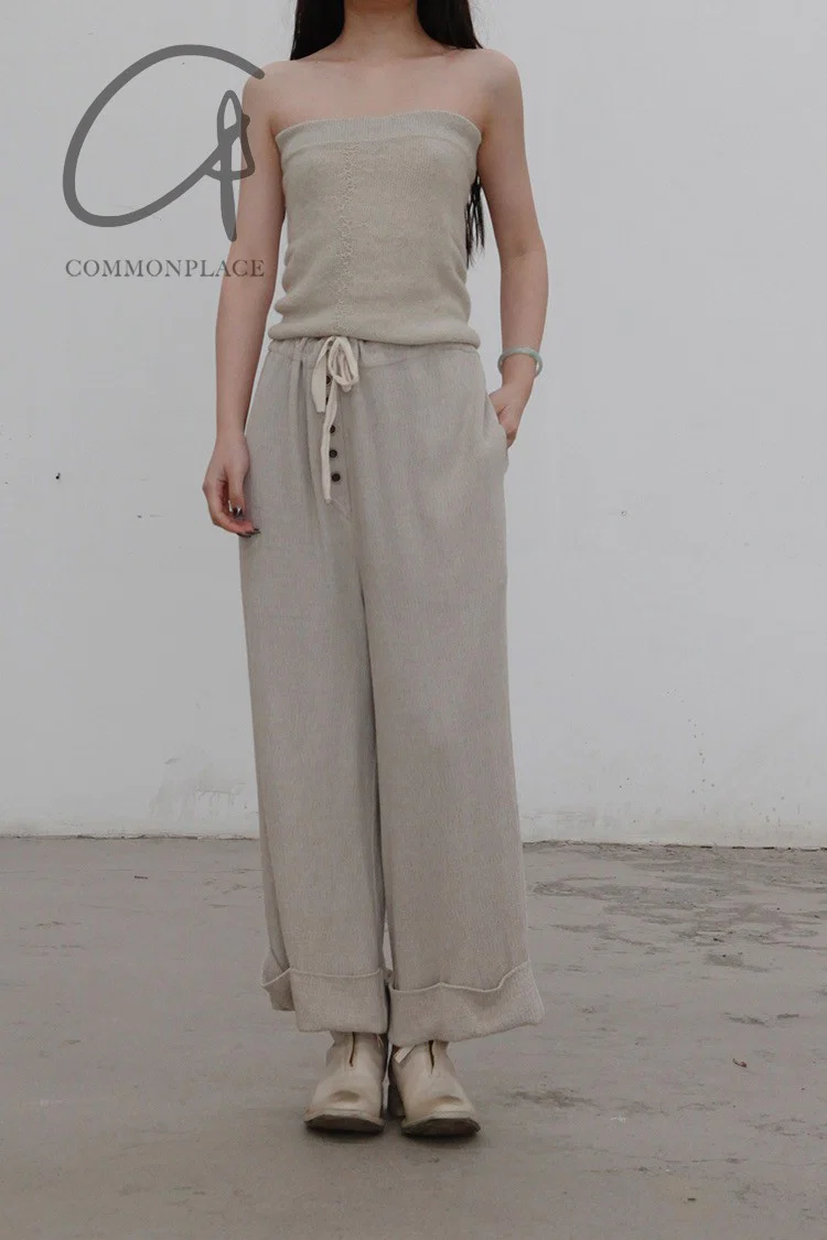 Daniel Andresen short tube top COSMOS ECRU PDA3 - Image 4