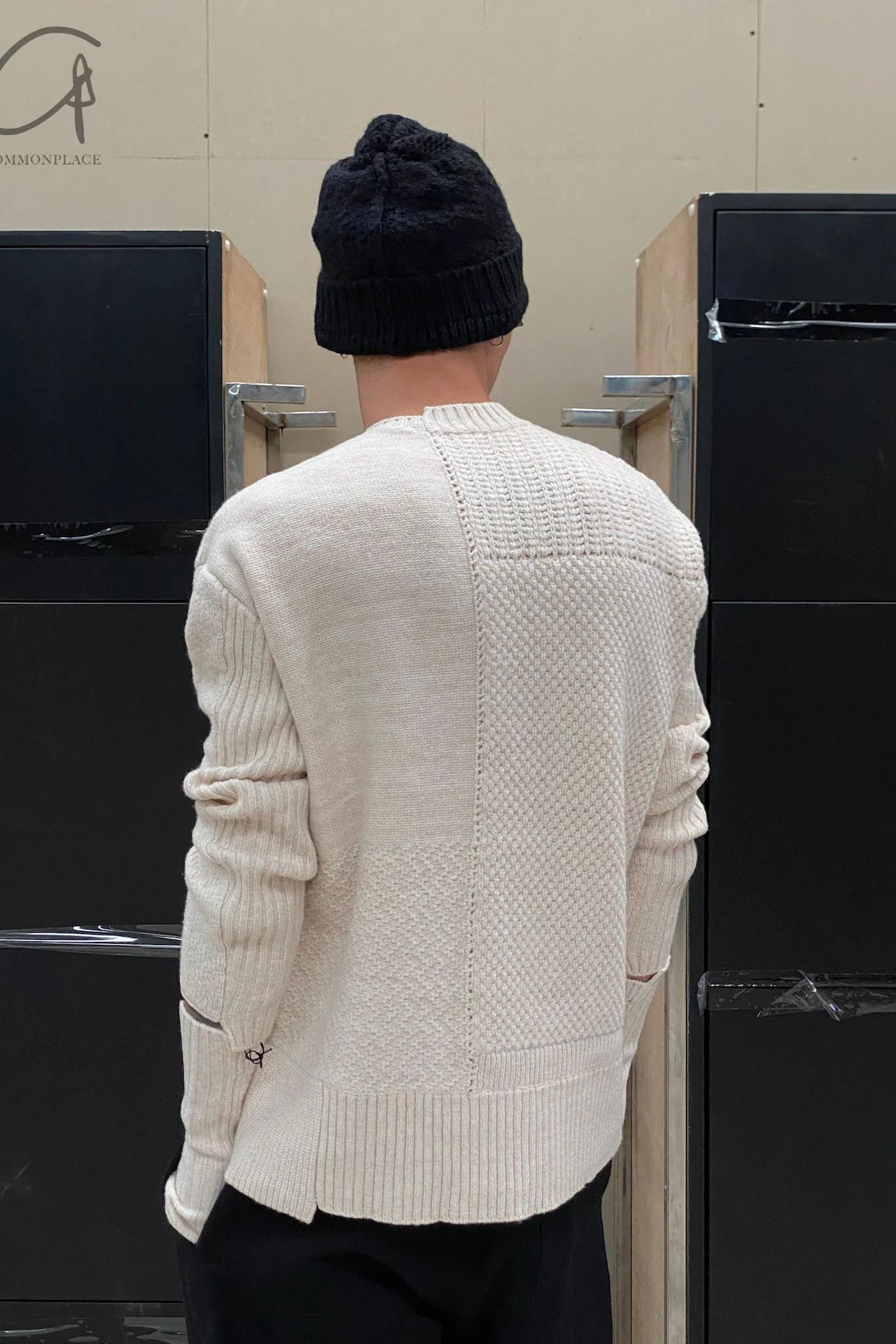 Daniel Andresen Hat Collection I Zhou Yun Belgian Knitted Handmade Hat DA-CYR7-HEI Pure Cashmere Black 7 PDA100 - Image 5