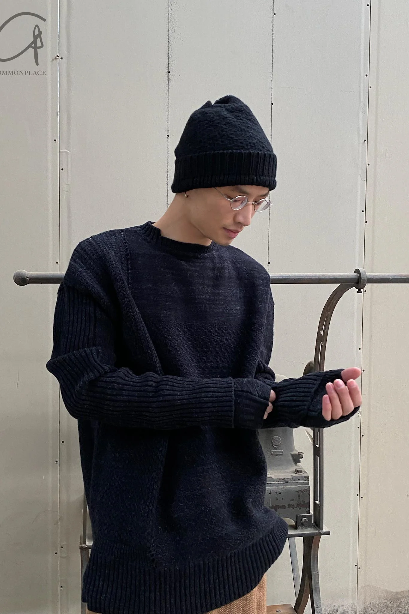 Daniel Andresen Hat Collection I Zhou Yun Belgian Knitted Handmade Hat DA-CYR7-HEI Pure Cashmere Black 7 PDA100 - Image 6