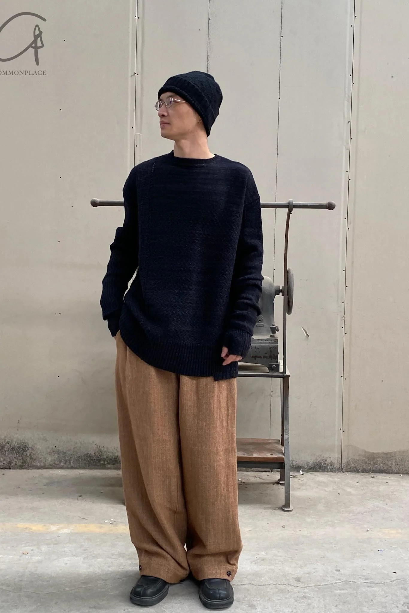 Daniel Andresen Hat Collection I Zhou Yun Belgian Knitted Handmade Hat DA-CYR7-HEI Pure Cashmere Black 7 PDA100 - Image 7