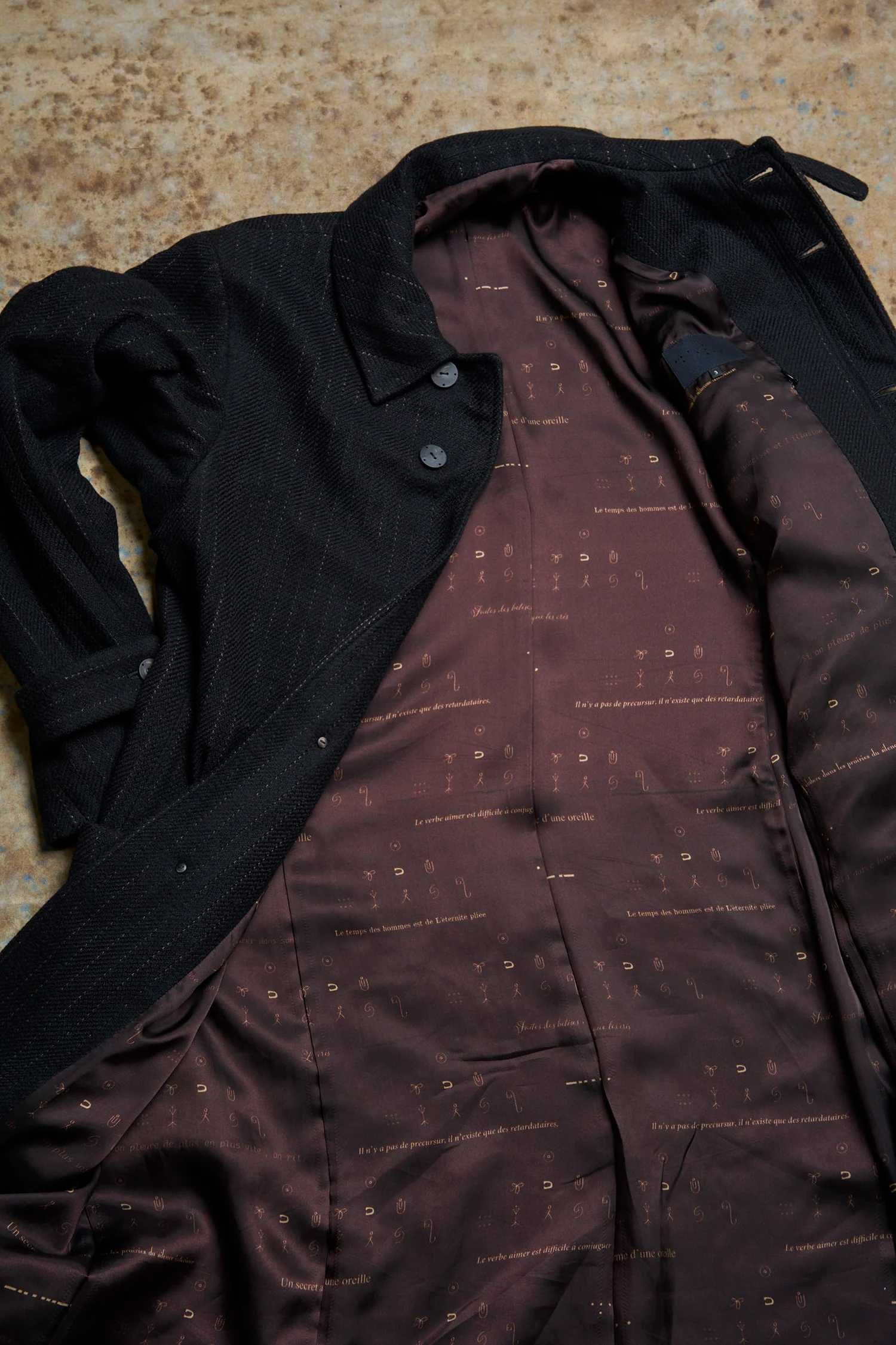 DEVOA 2025 Fall/Winter Mid-Length Coat for Men DVA-CTJ-CSLH-BLACK - Image 7