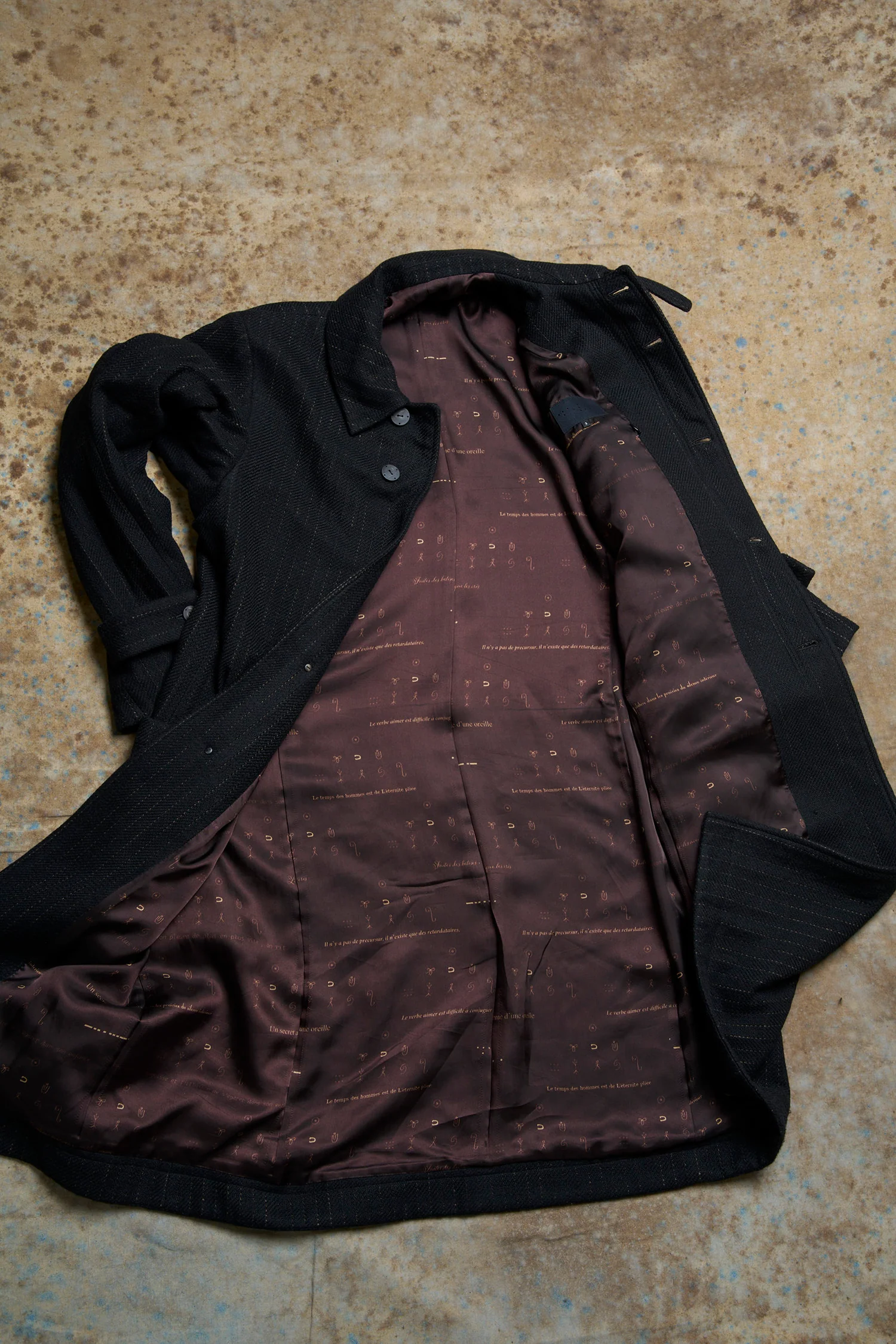 DEVOA 2025 Fall/Winter Mid-Length Coat for Men DVA-CTJ-CSLH-BLACK - Image 8