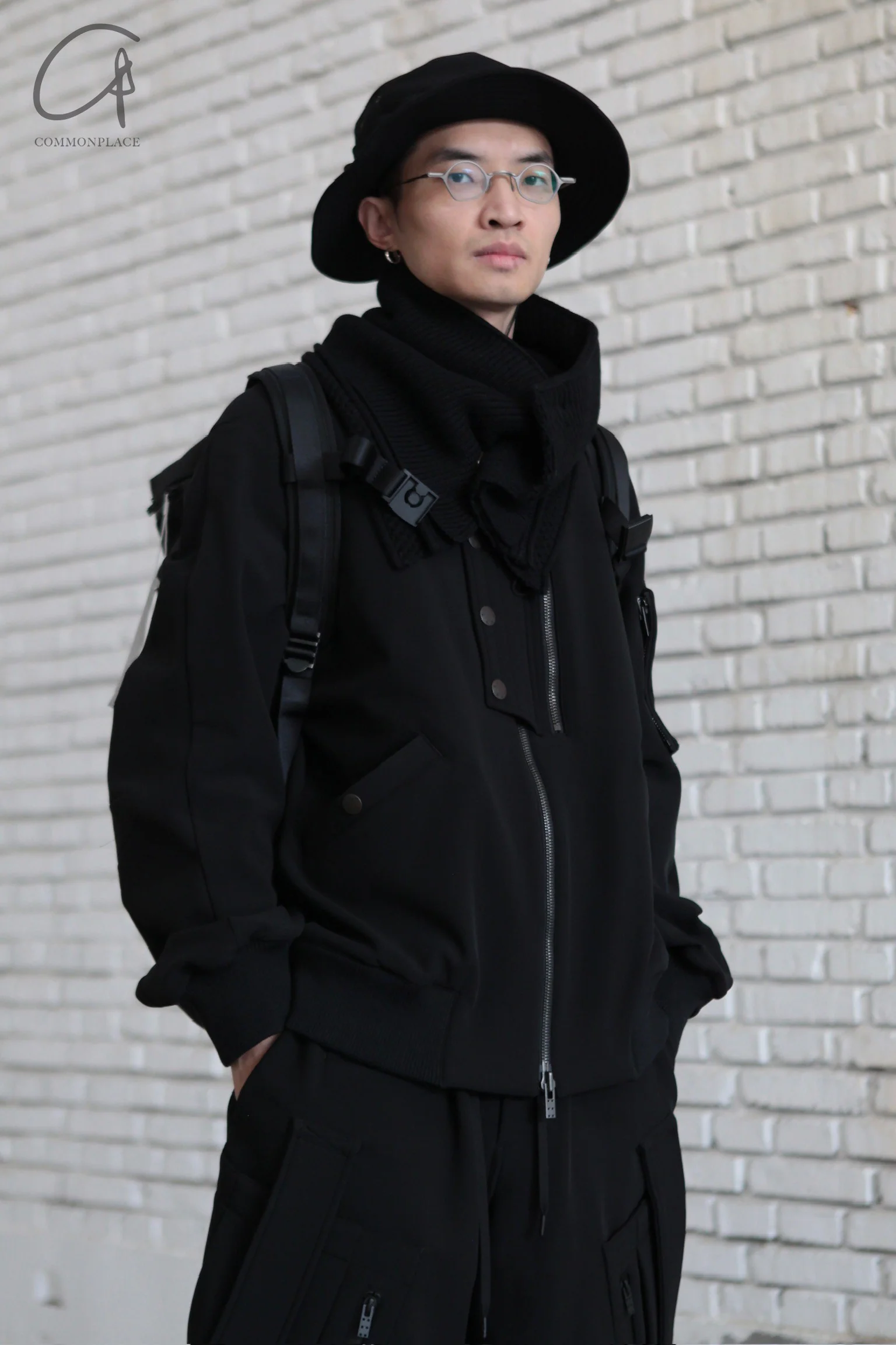 DEVOA 24 Autumn and Winter Brim Hat Japan DVA-DC-MHMS-NYLON BLACK DC-MHMS - Image 10