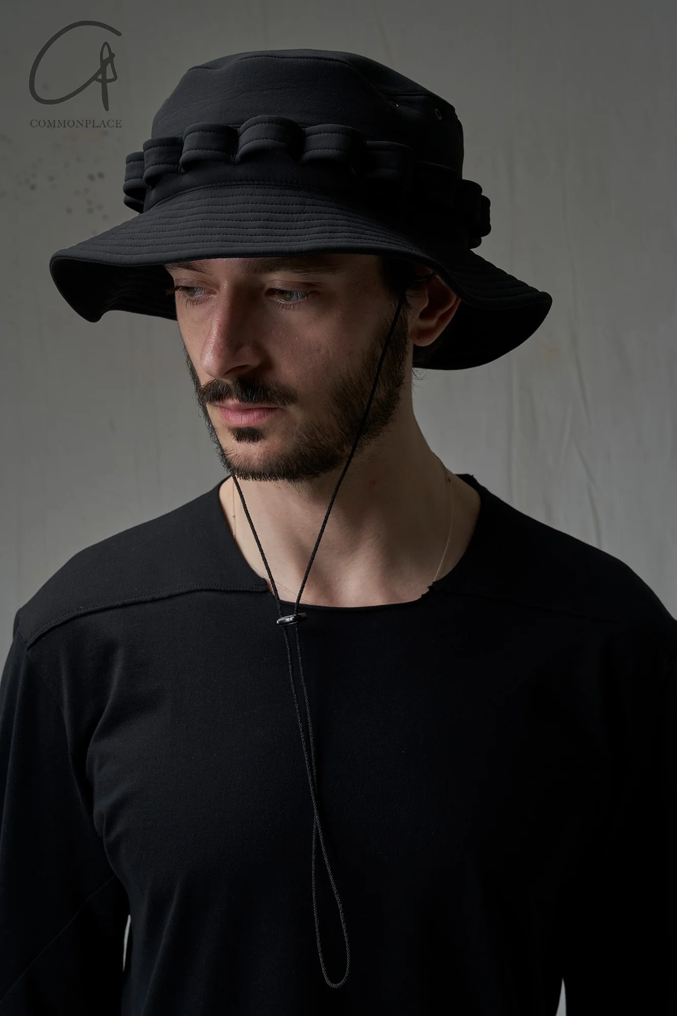 DEVOA 24 Autumn and Winter Brim Hat Japan DVA-DC-MHMS-NYLON BLACK DC-MHMS - Image 6