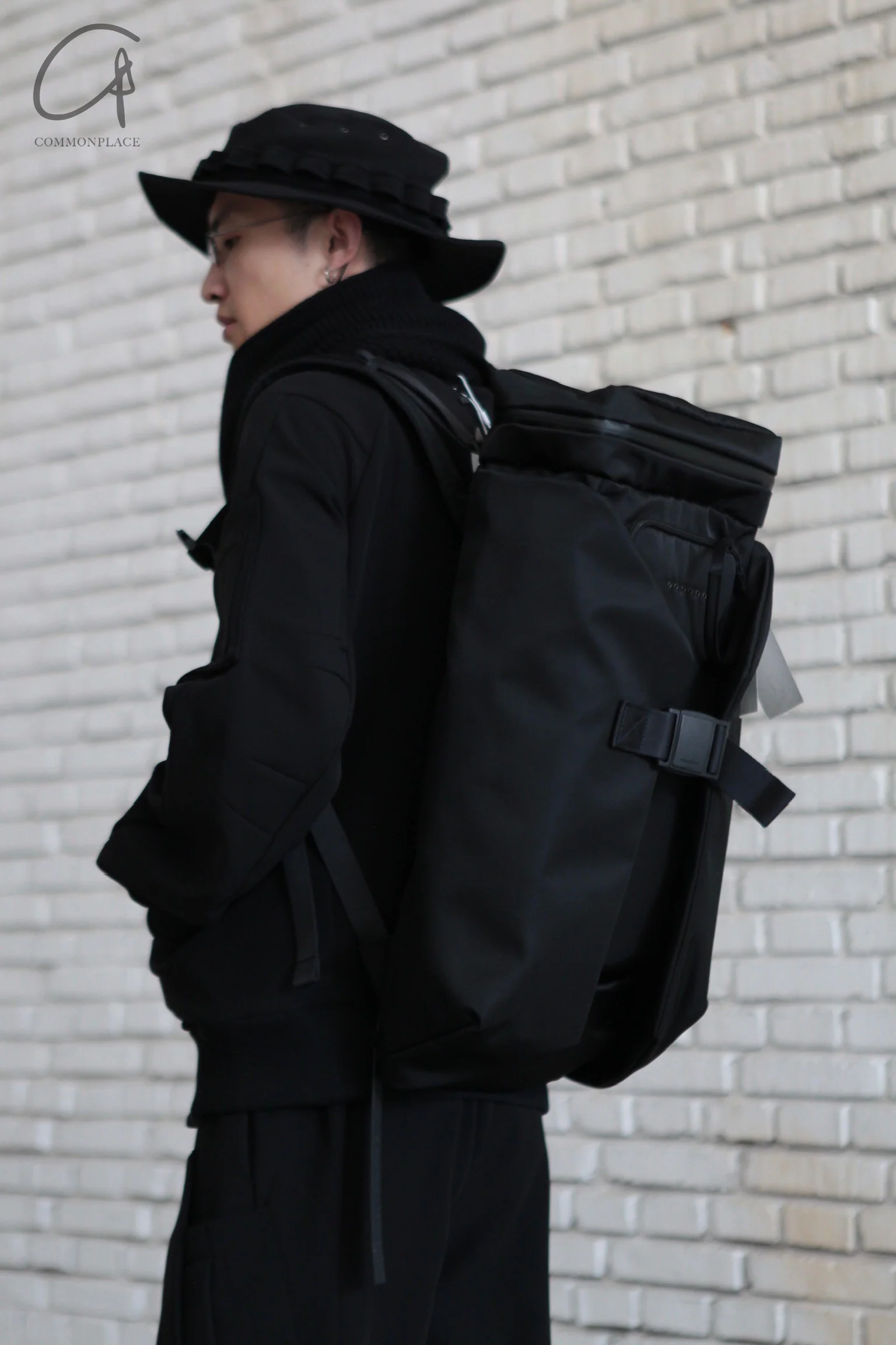 DEVOA 24 Autumn and Winter Brim Hat Japan DVA-DC-MHMS-NYLON BLACK DC-MHMS - Image 9
