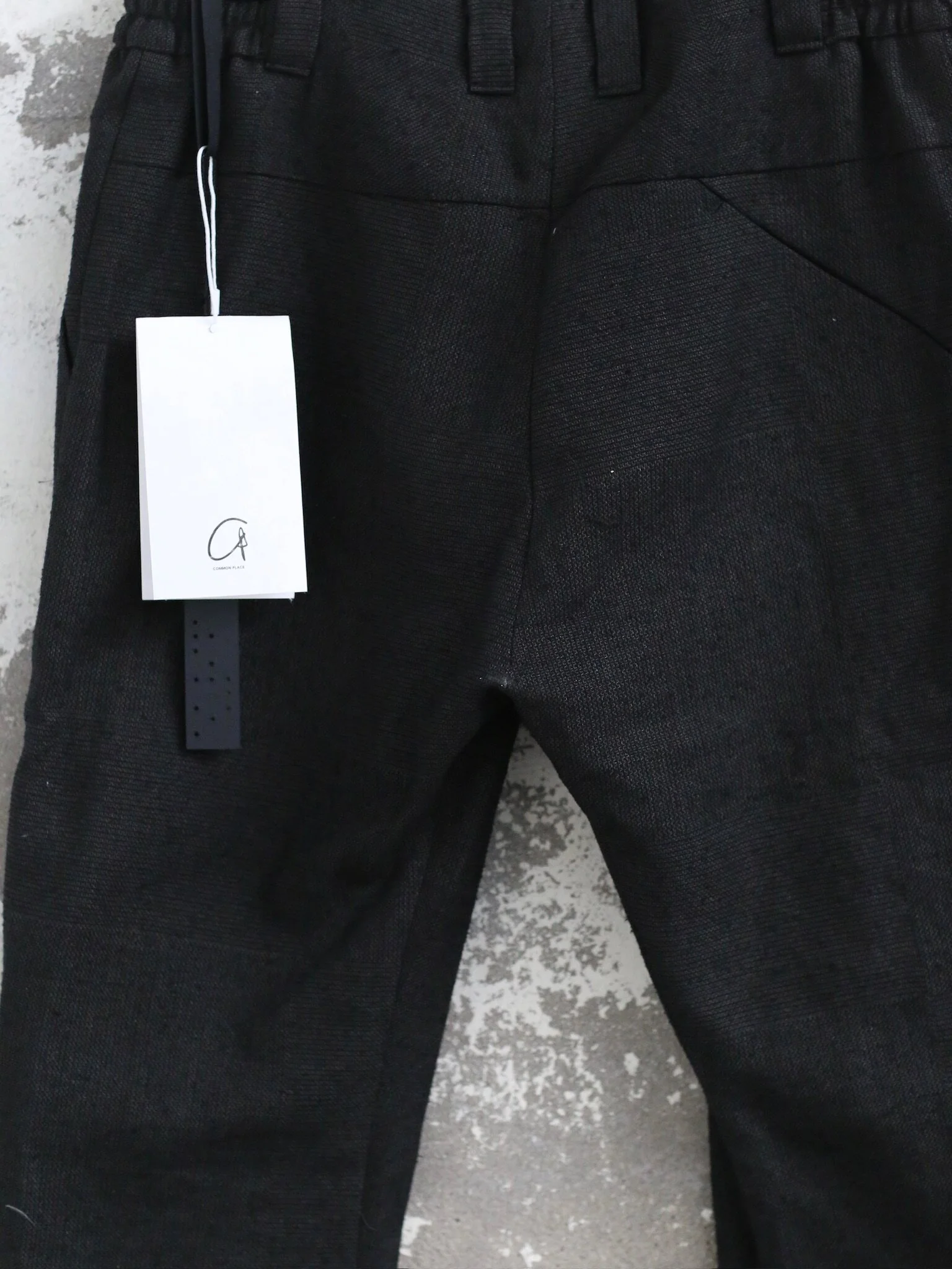 DEVOA 26SS Slim Fit Pants DVA-PTJ-SHNS-BLACK - Image 3