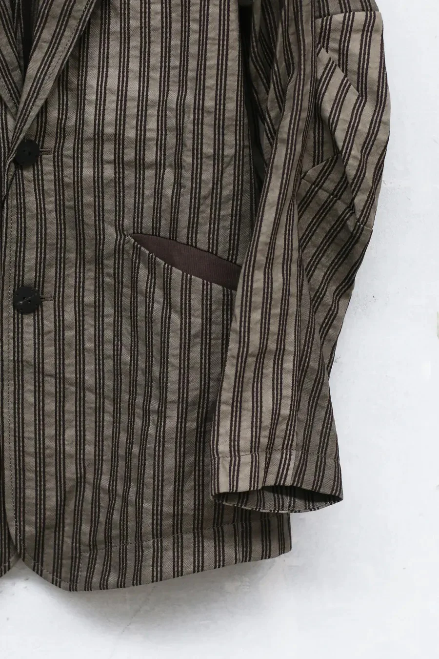 DEVOA Cocoa Striped Jacket JKK-ANS. - Image 3