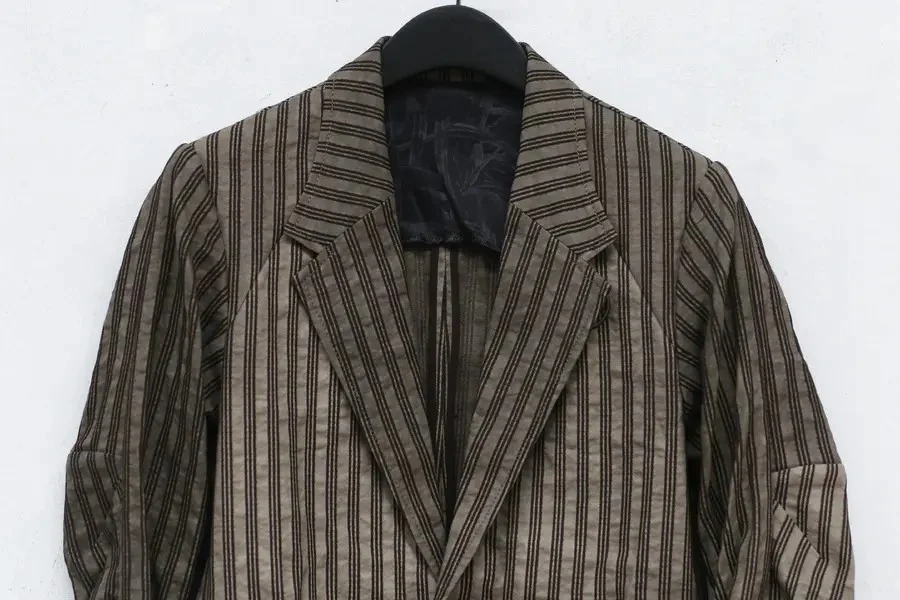 DEVOA Cocoa Striped Jacket JKK-ANS. - Image 5