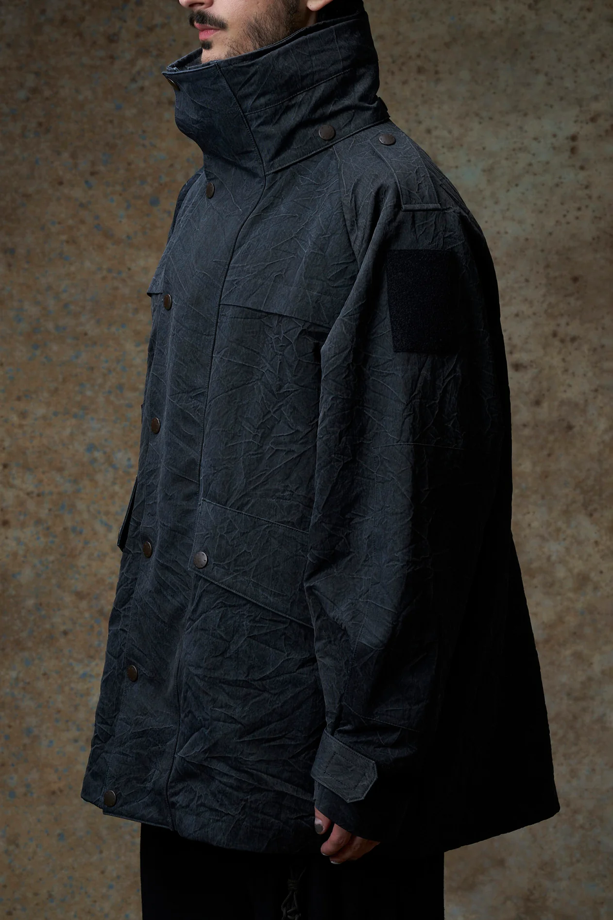 DEVOA Fall/Winter 2025 Men's Jacket DVA-CTK-FC2L-BLACK - Image 2