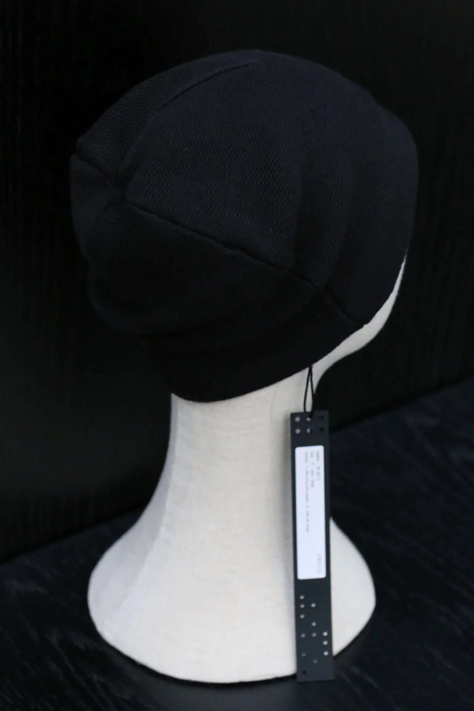 DEVOA hat 23AW TK-KC17 black - Image 3
