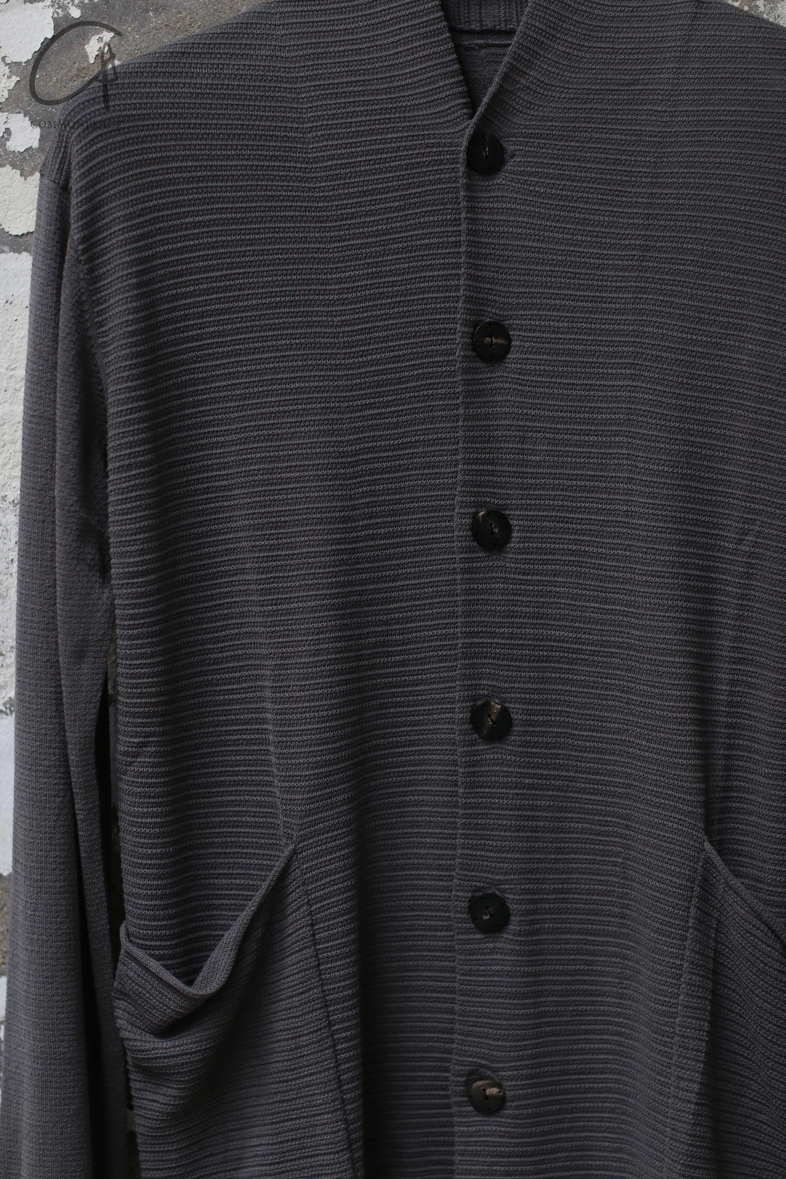 DEVOA knitted buttoned cardigan SKB-SCLC gray - Image 5