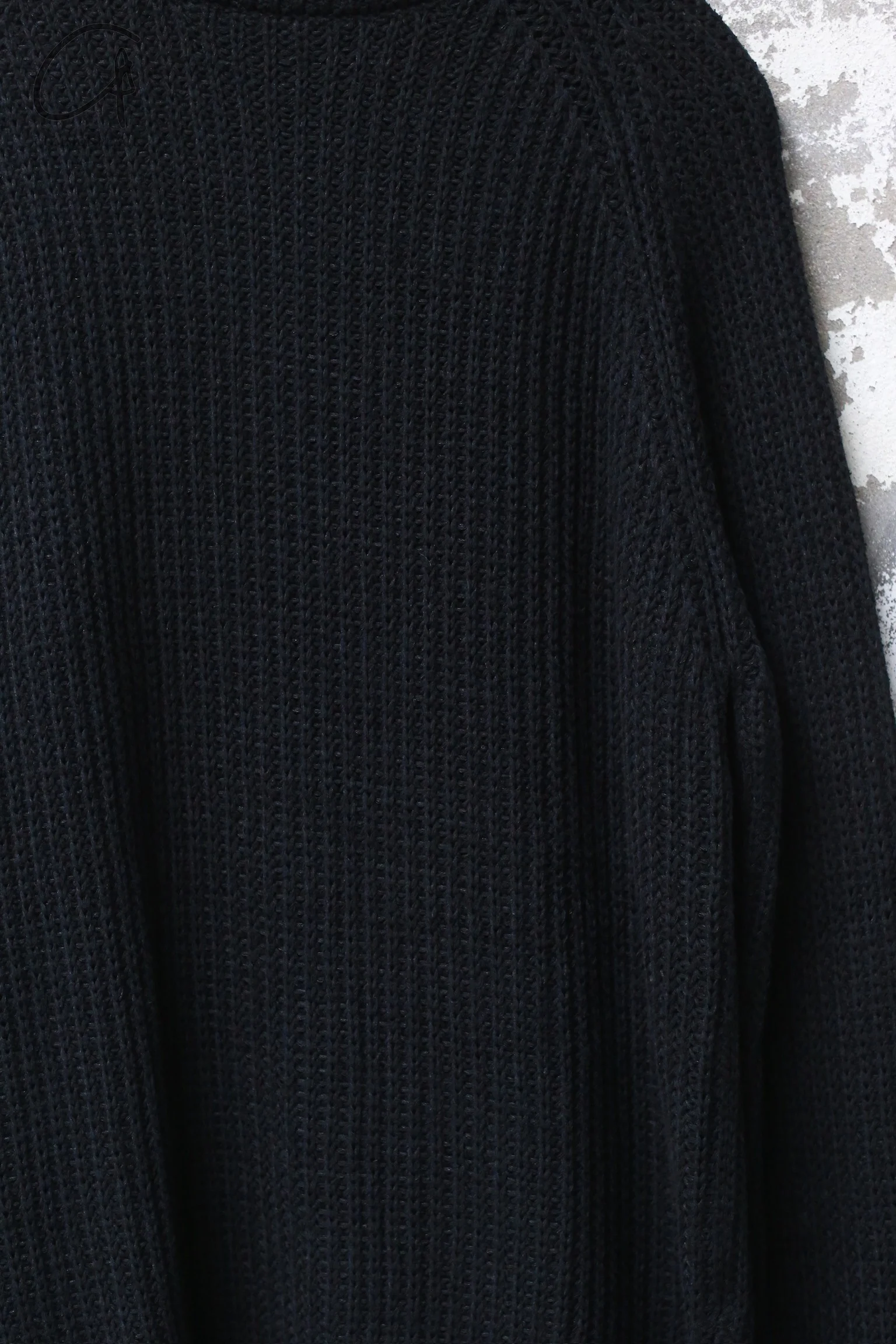 DEVOA knitted pullover DVA-SKL-CNTL-HEI black - Image 5
