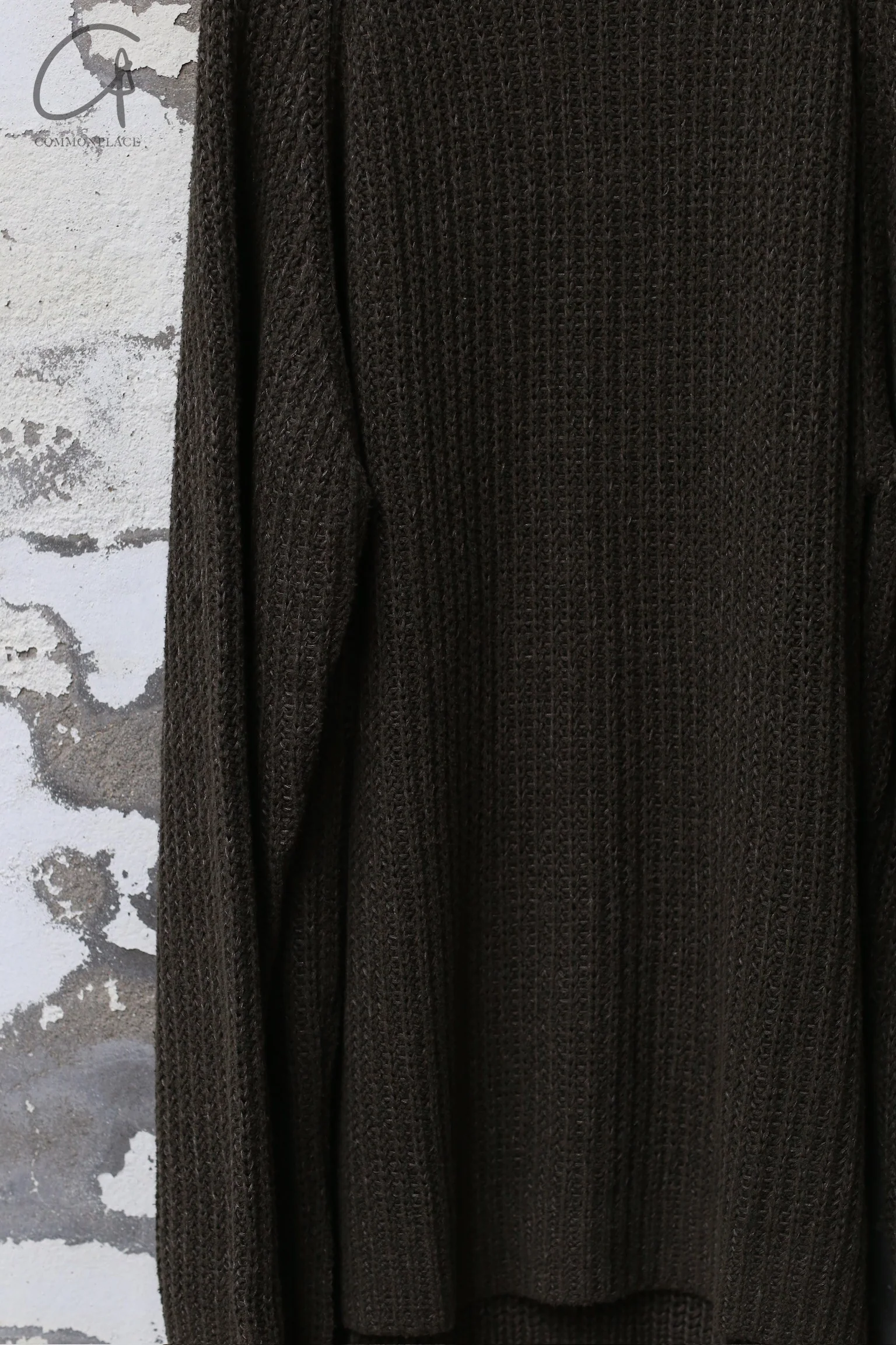DEVOA knitted pullover DVA-SKL-CNTL-GL olive - Image 5