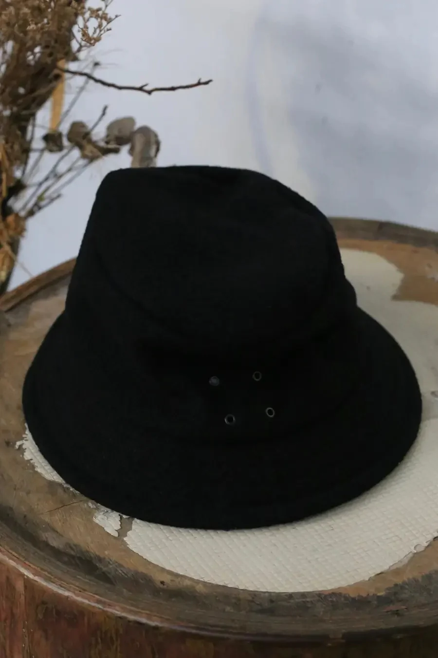 DEVOA wool hat DC-AFH black - Image 2