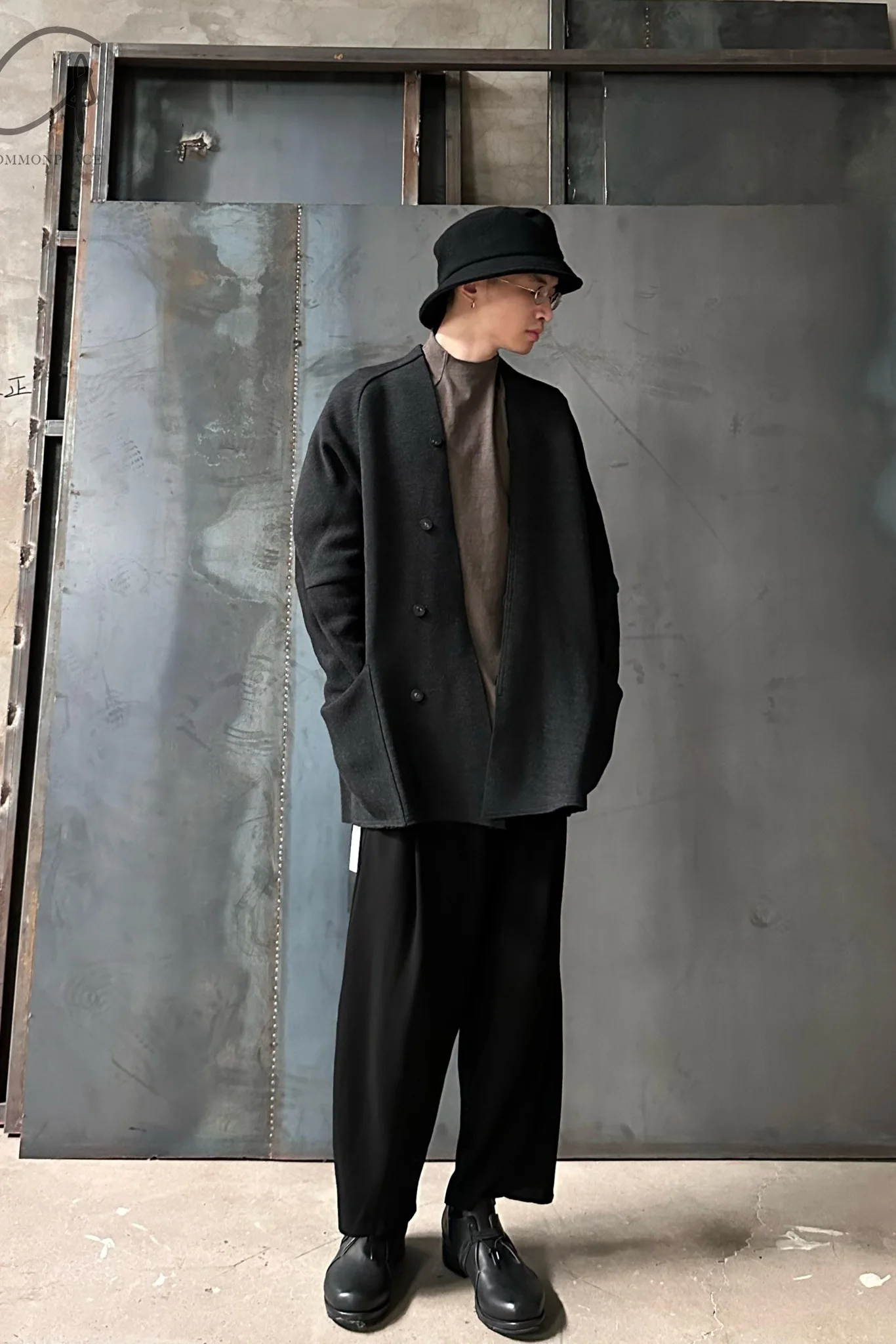 DEVOA wool jacket CTY-SRJ deep gray - Image 13